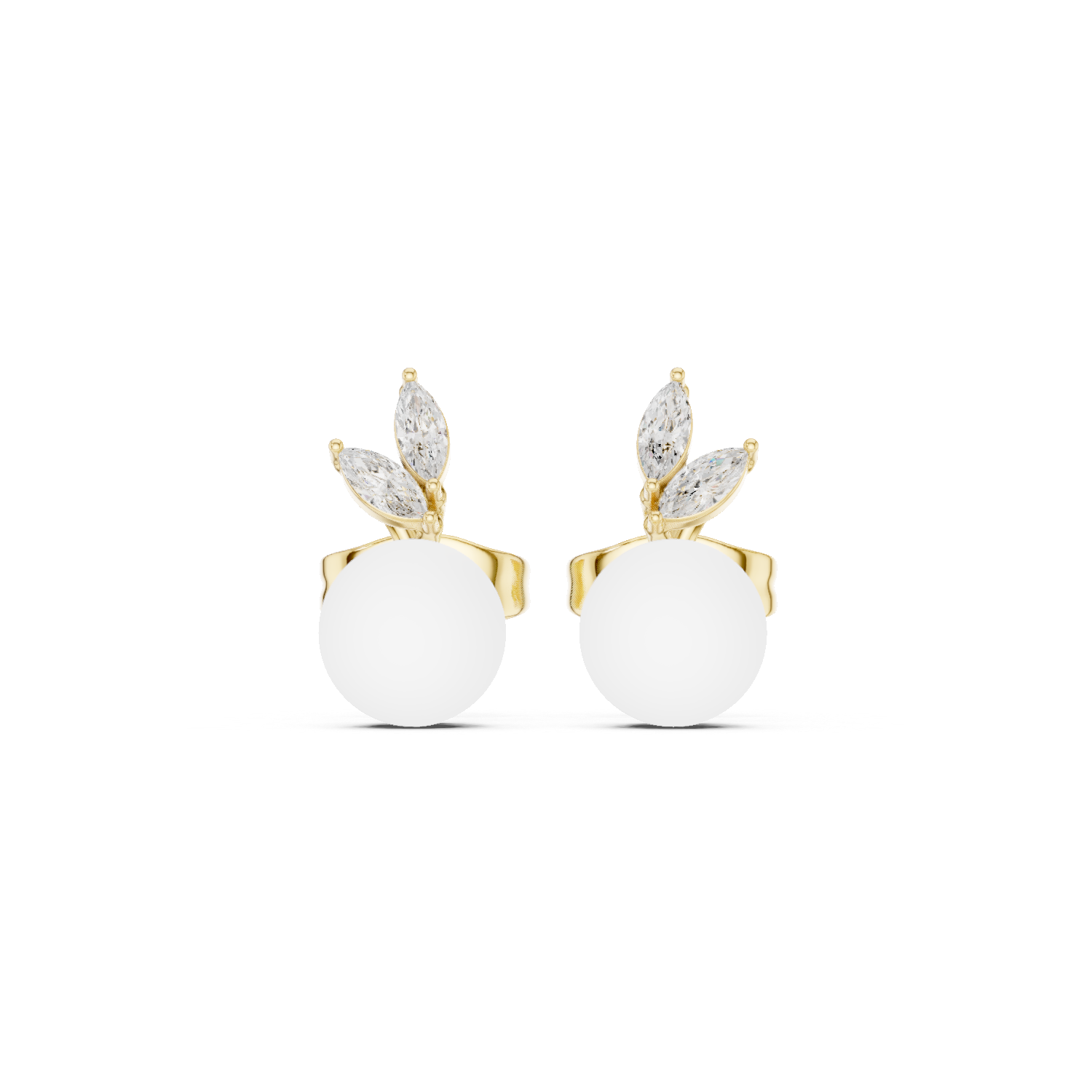 SIMPLE PEARL STUDS