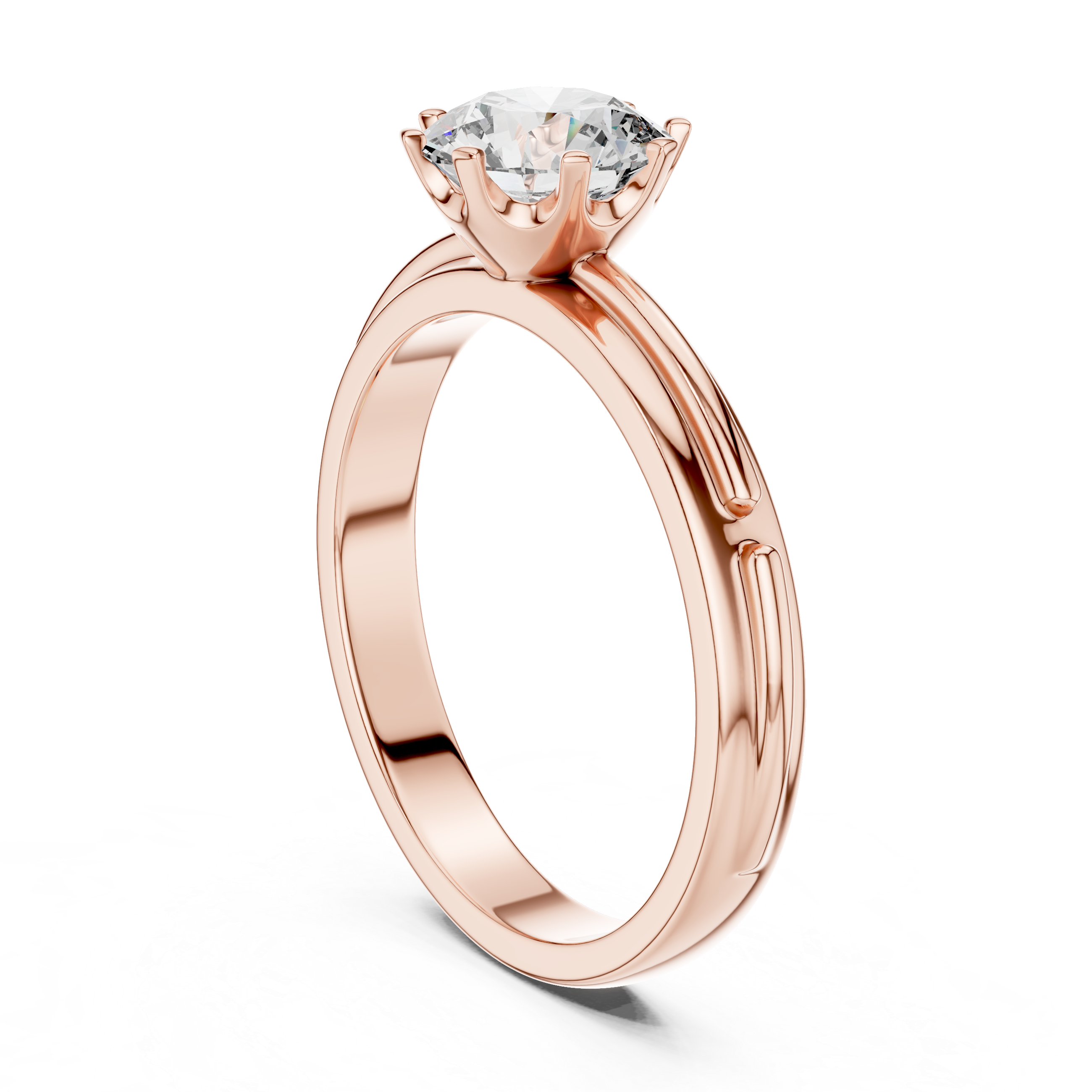 1ct Solitaire Unique Rings