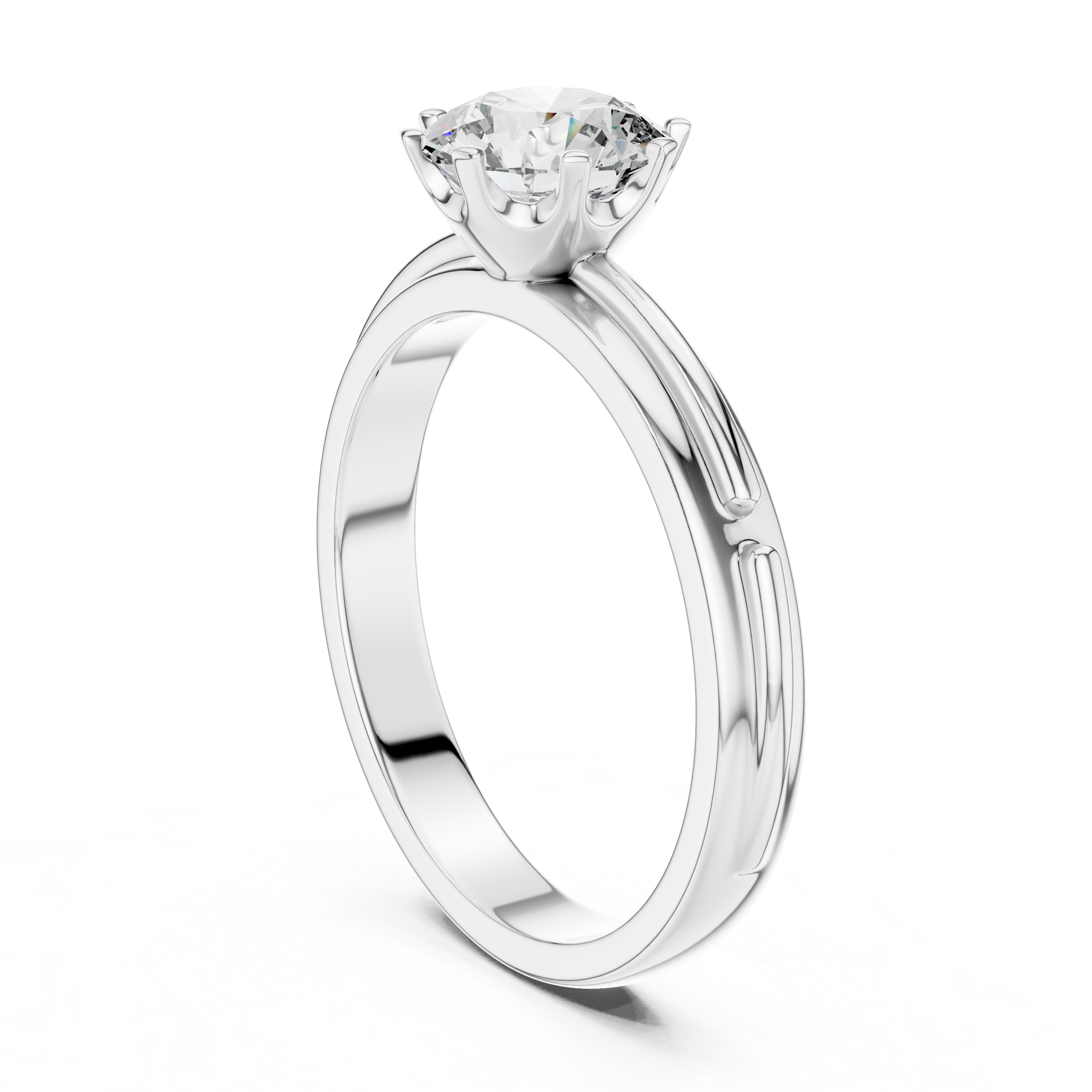 1ct Solitaire Unique Rings