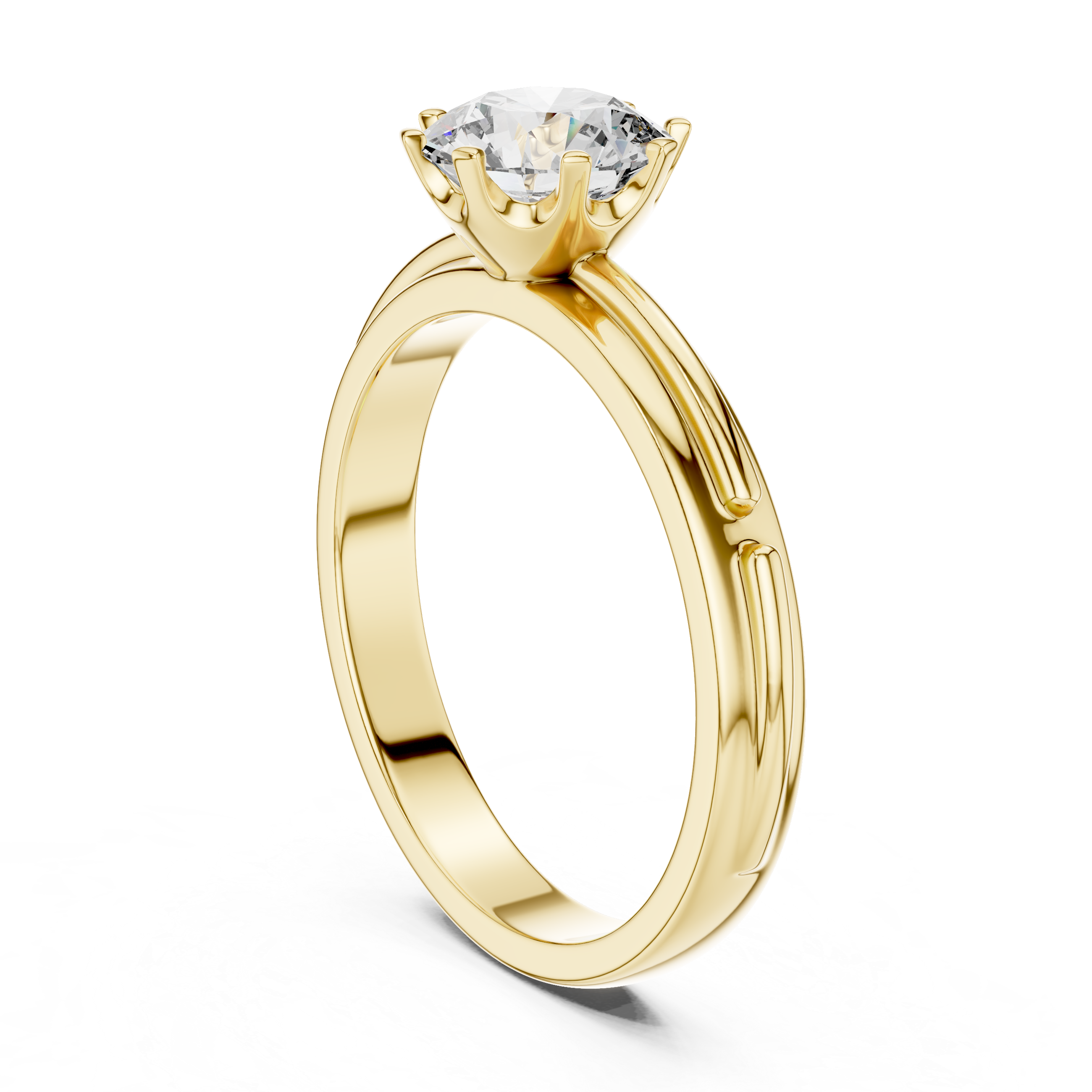 1ct Solitaire Unique Rings