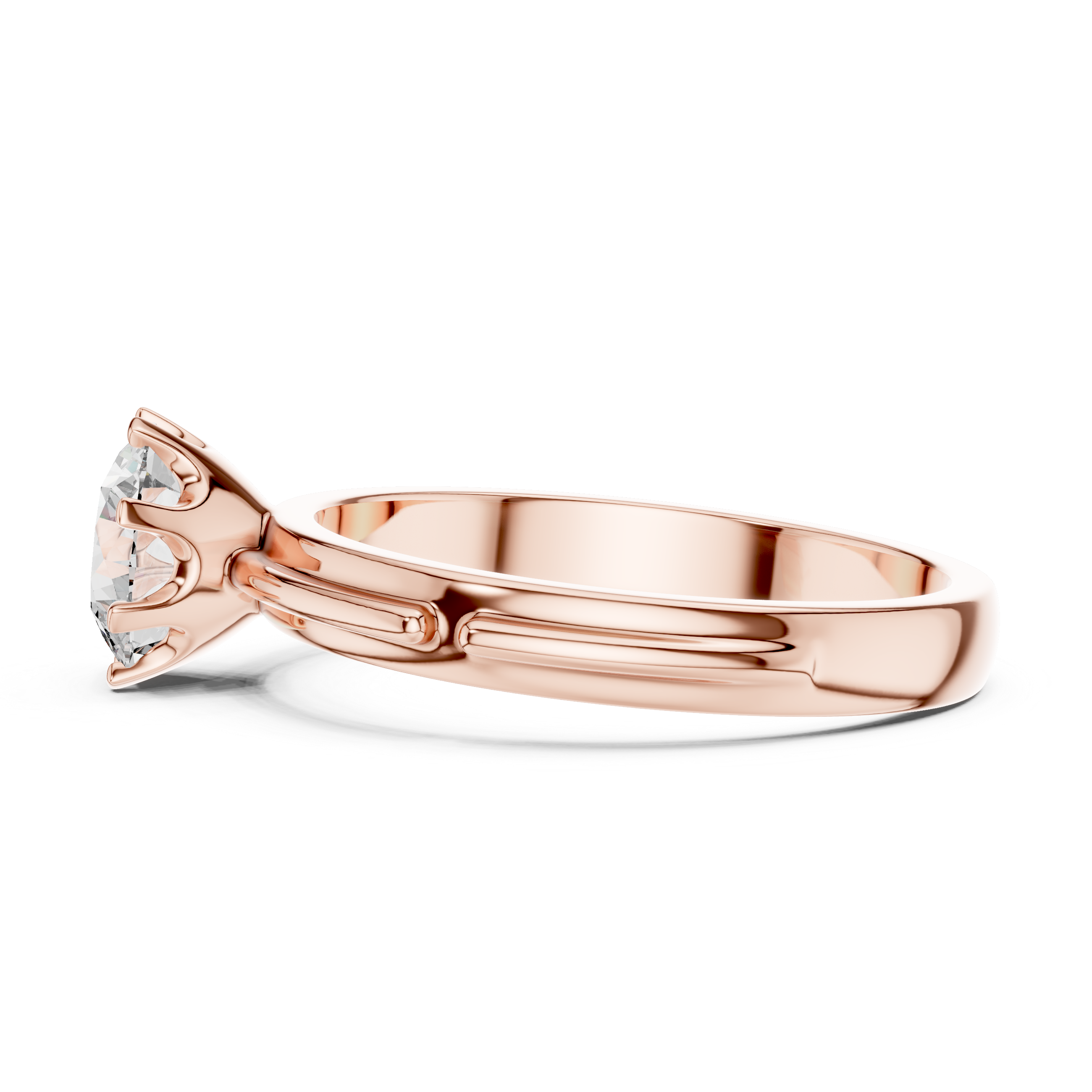 1ct Solitaire Unique Rings