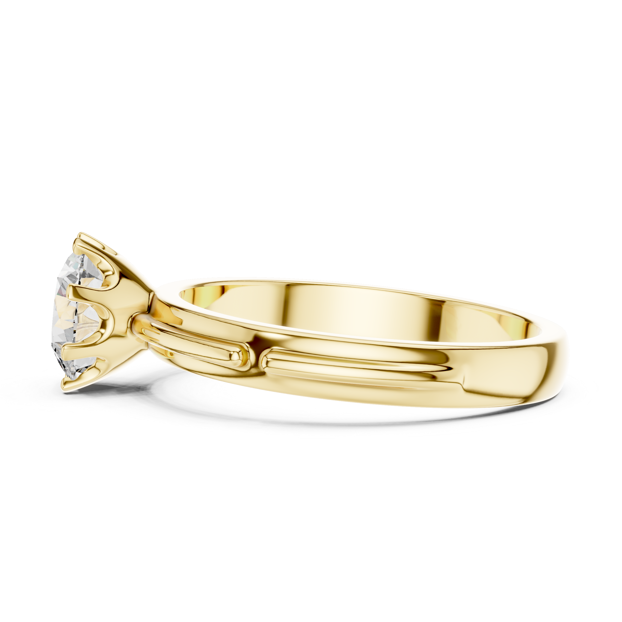 1ct Solitaire Unique Rings