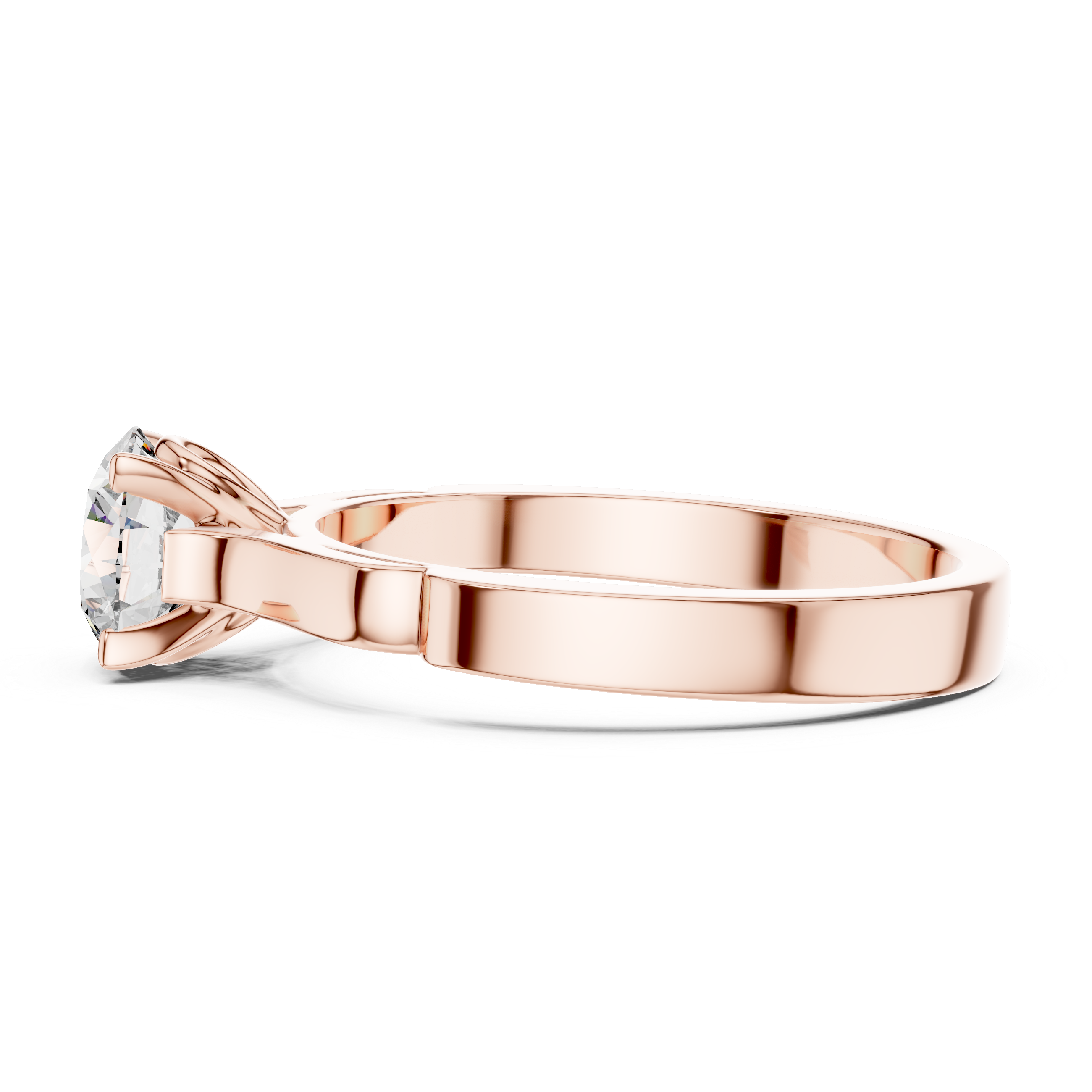 1ct Solitaire Unique Rings