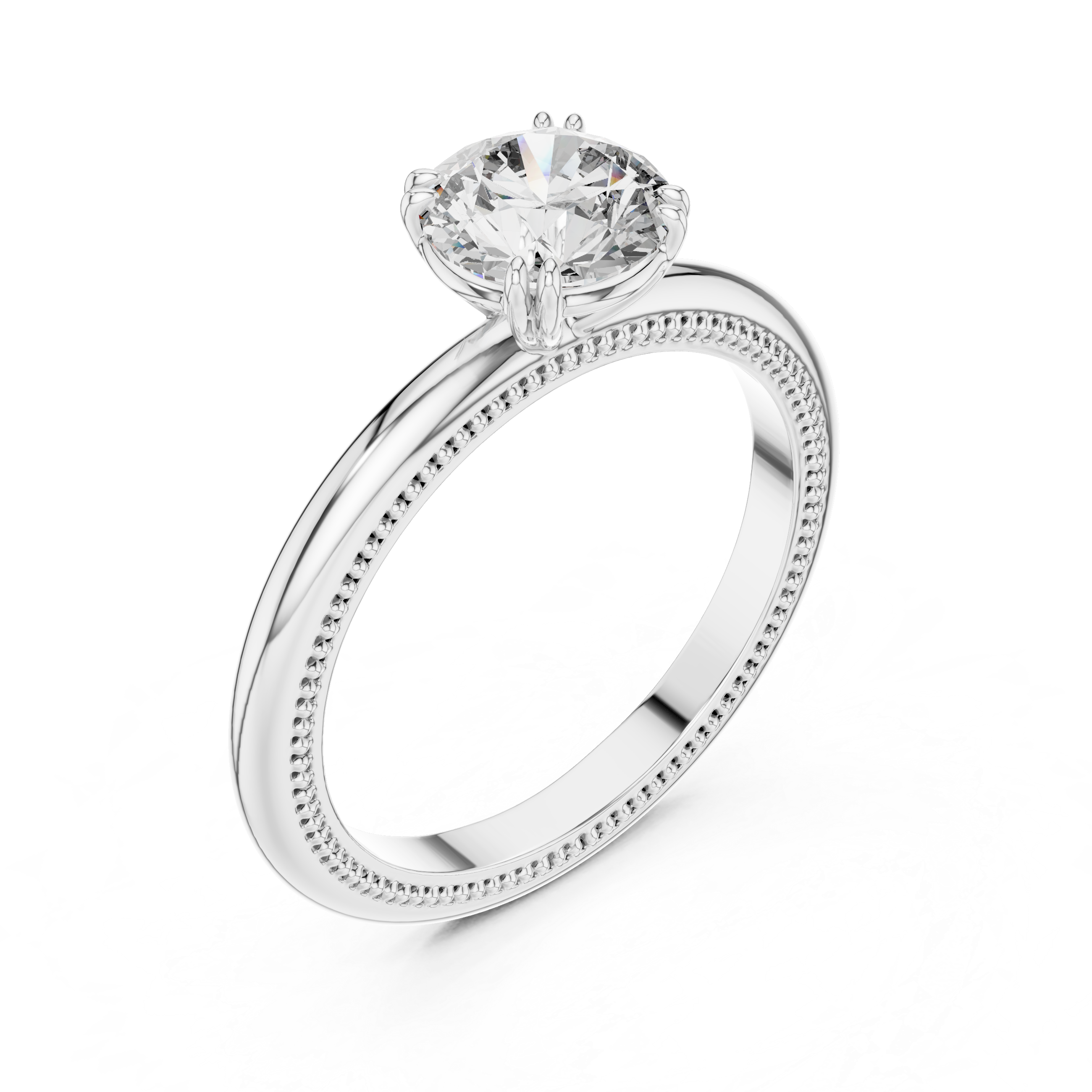 1ct Solitaire Ring With Different Setting