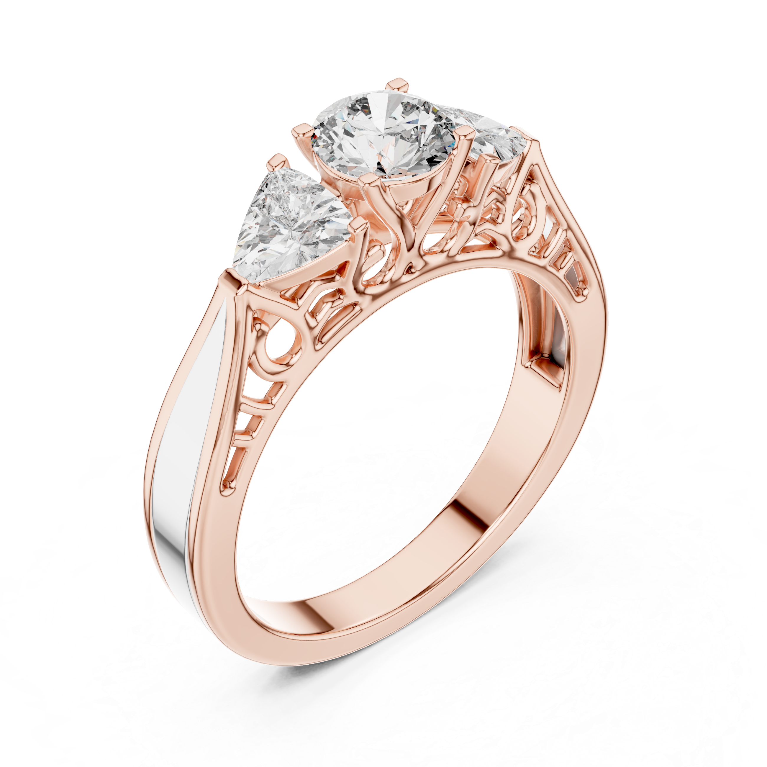 3 Stone Engagement Ring