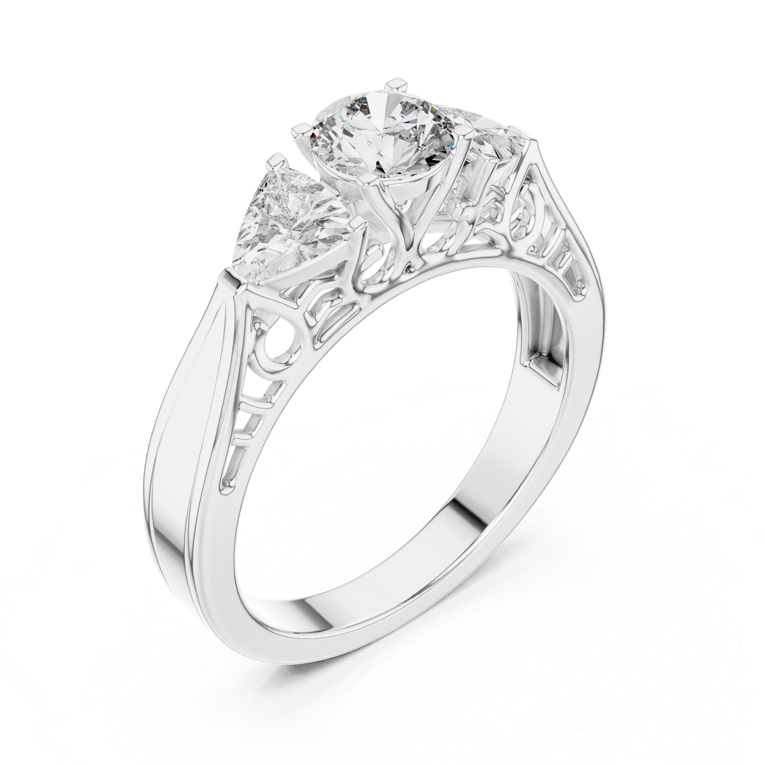 3 Stone Engagement Ring
