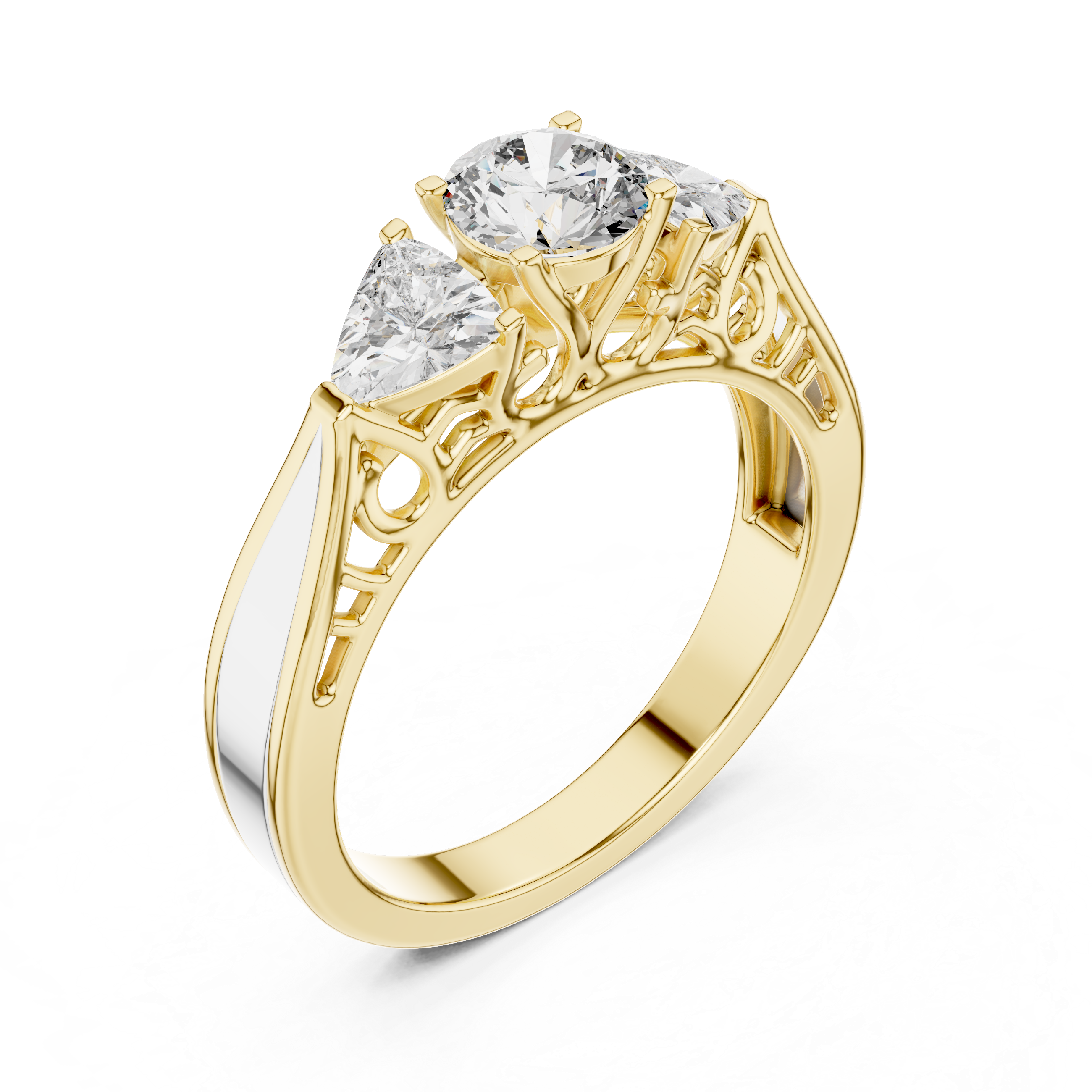 3 Stone Engagement Ring