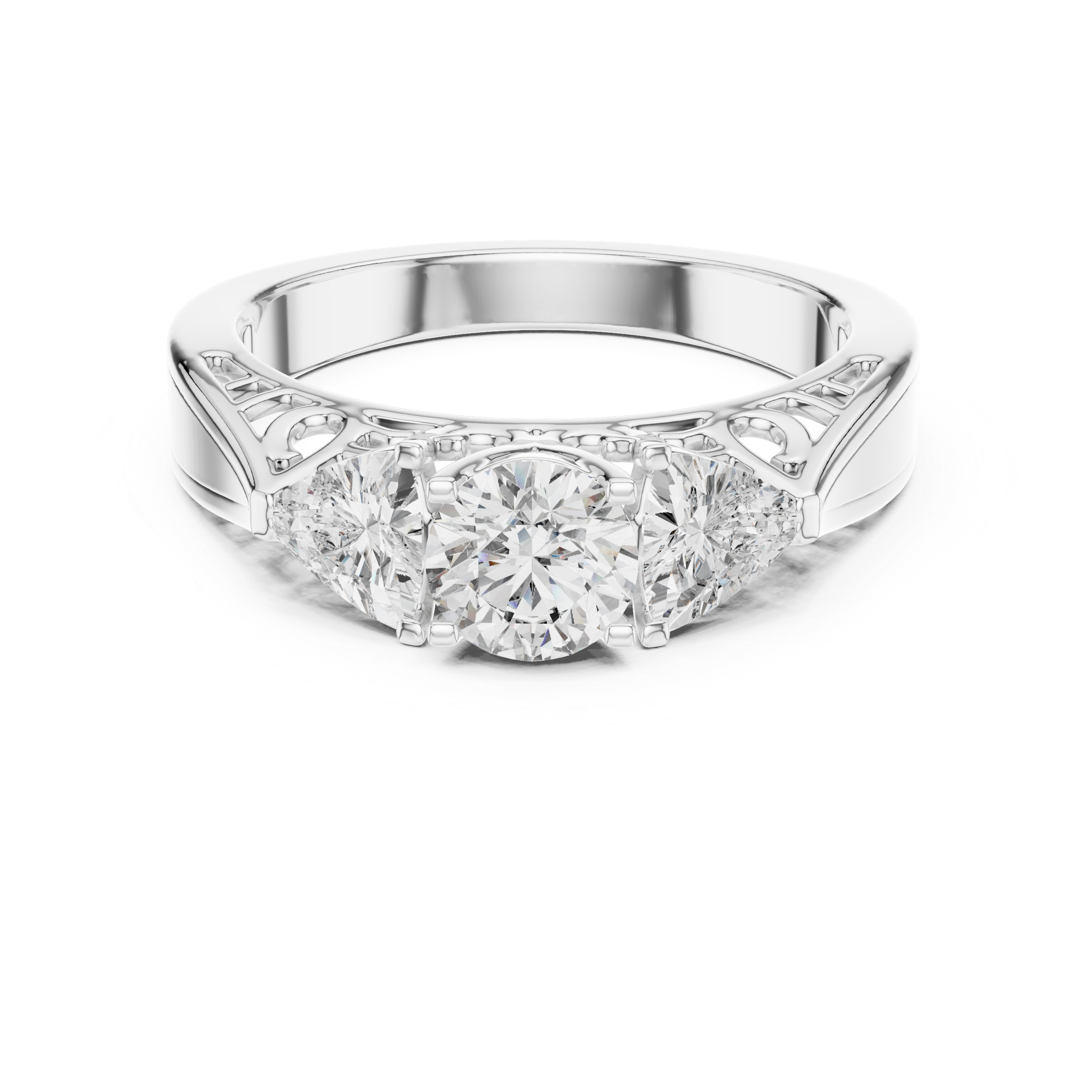 3 Stone Engagement Ring