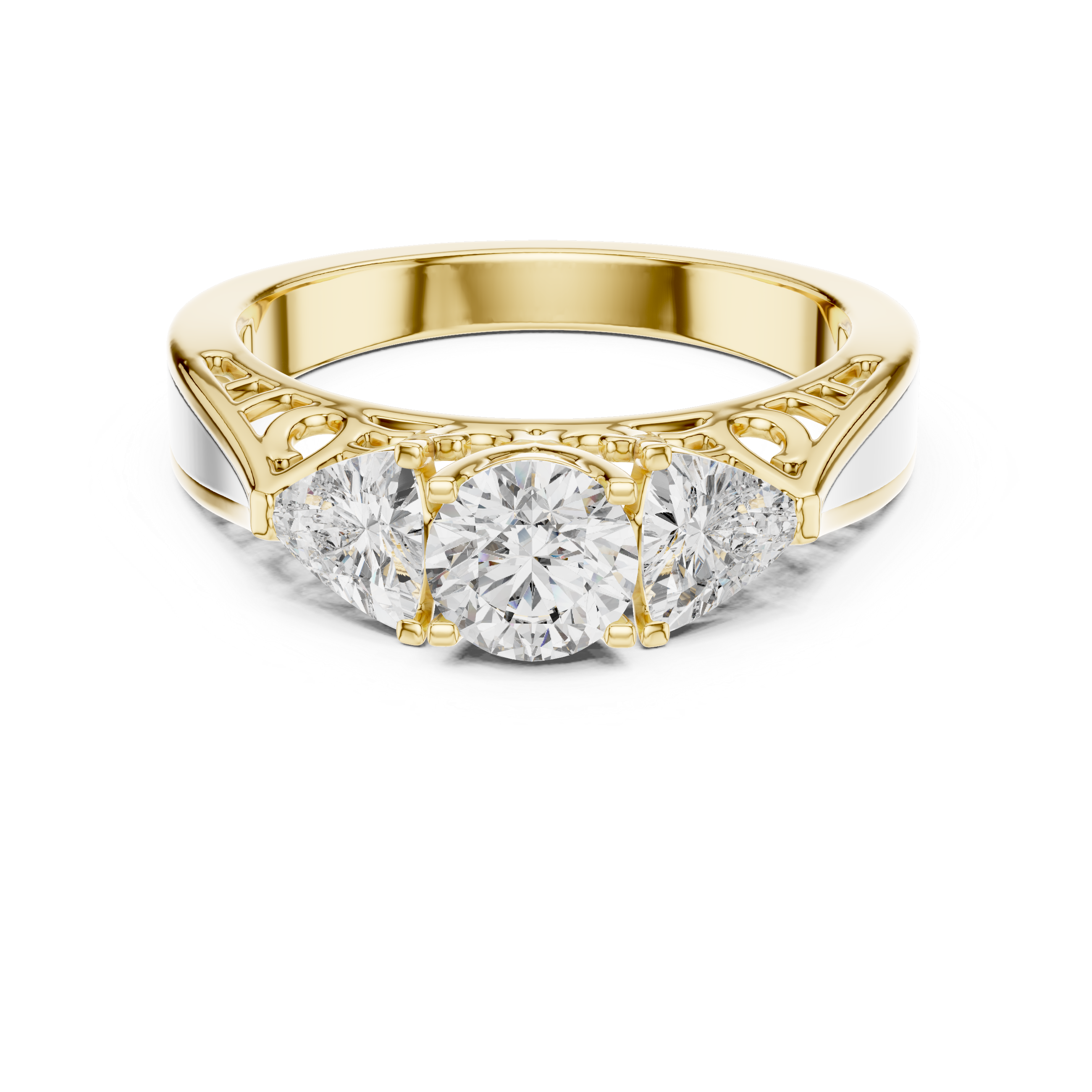 3 Stone Engagement Ring
