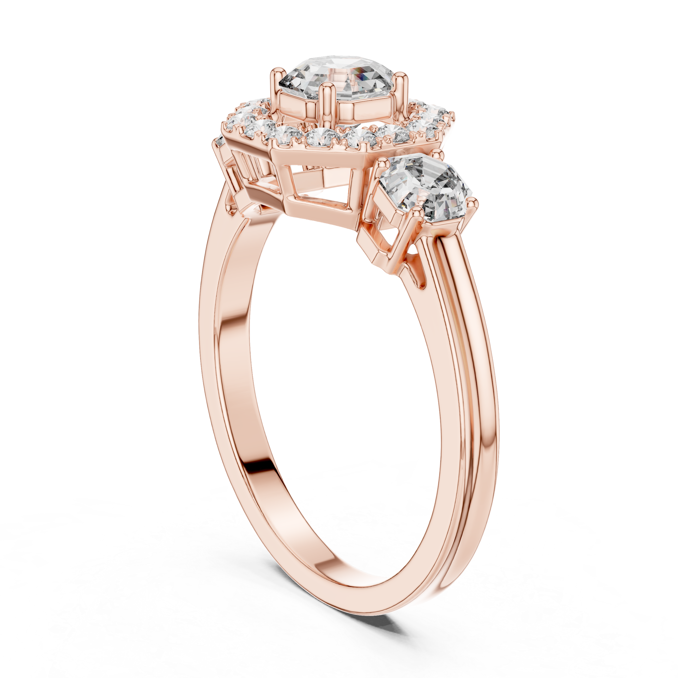 Halo Setting Engagement Ring
