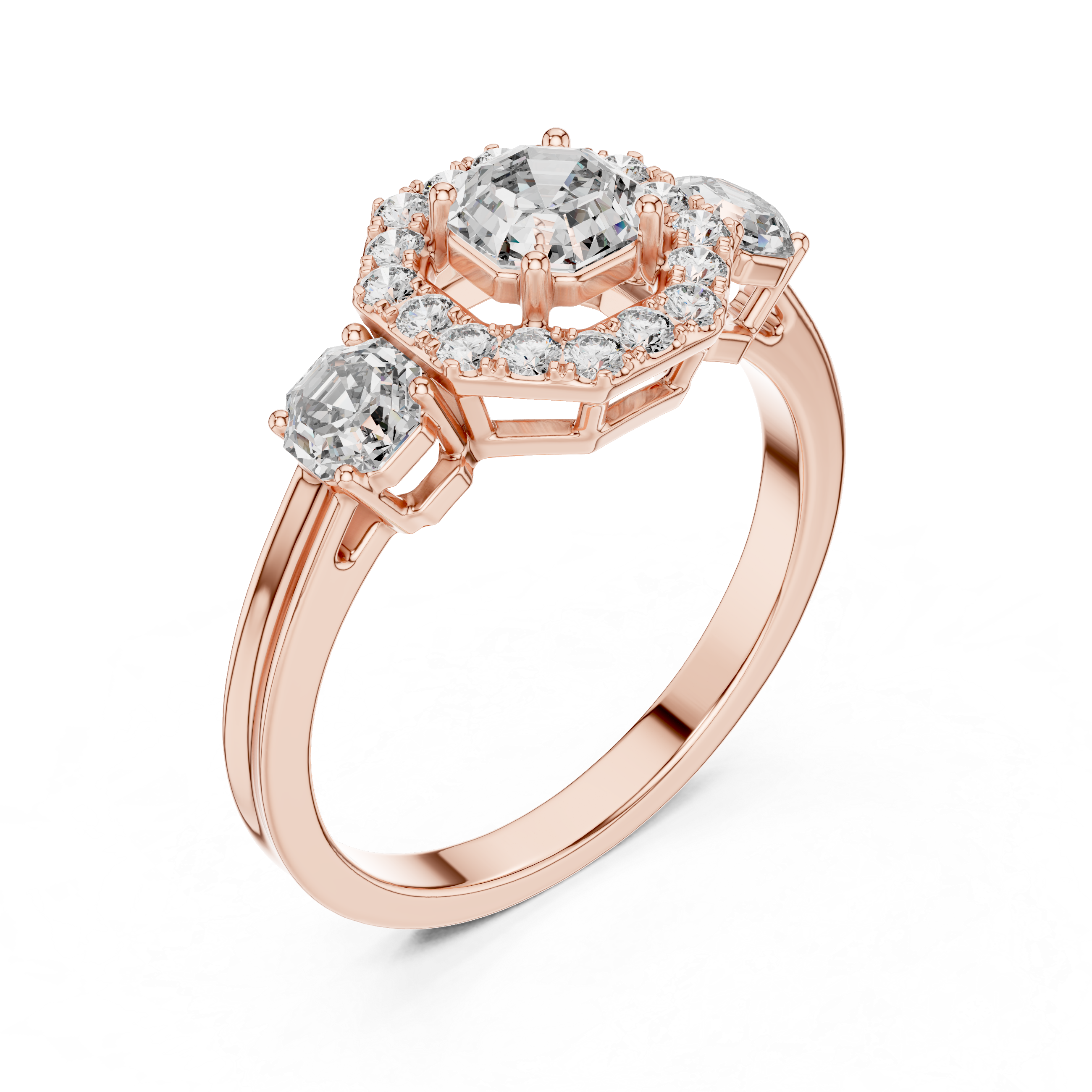 Halo Setting Engagement Ring