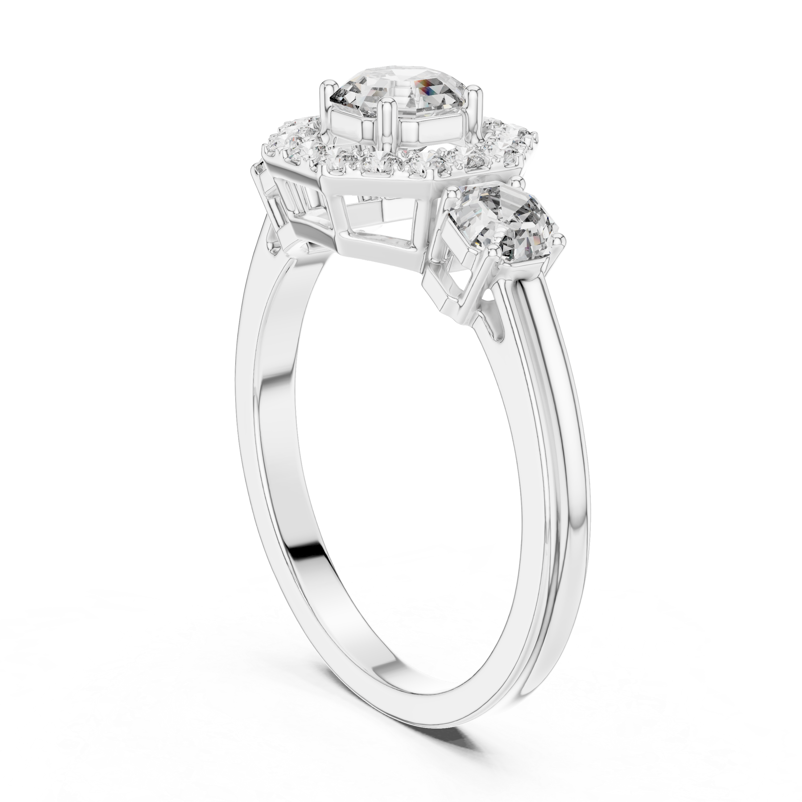Halo Setting Engagement Ring