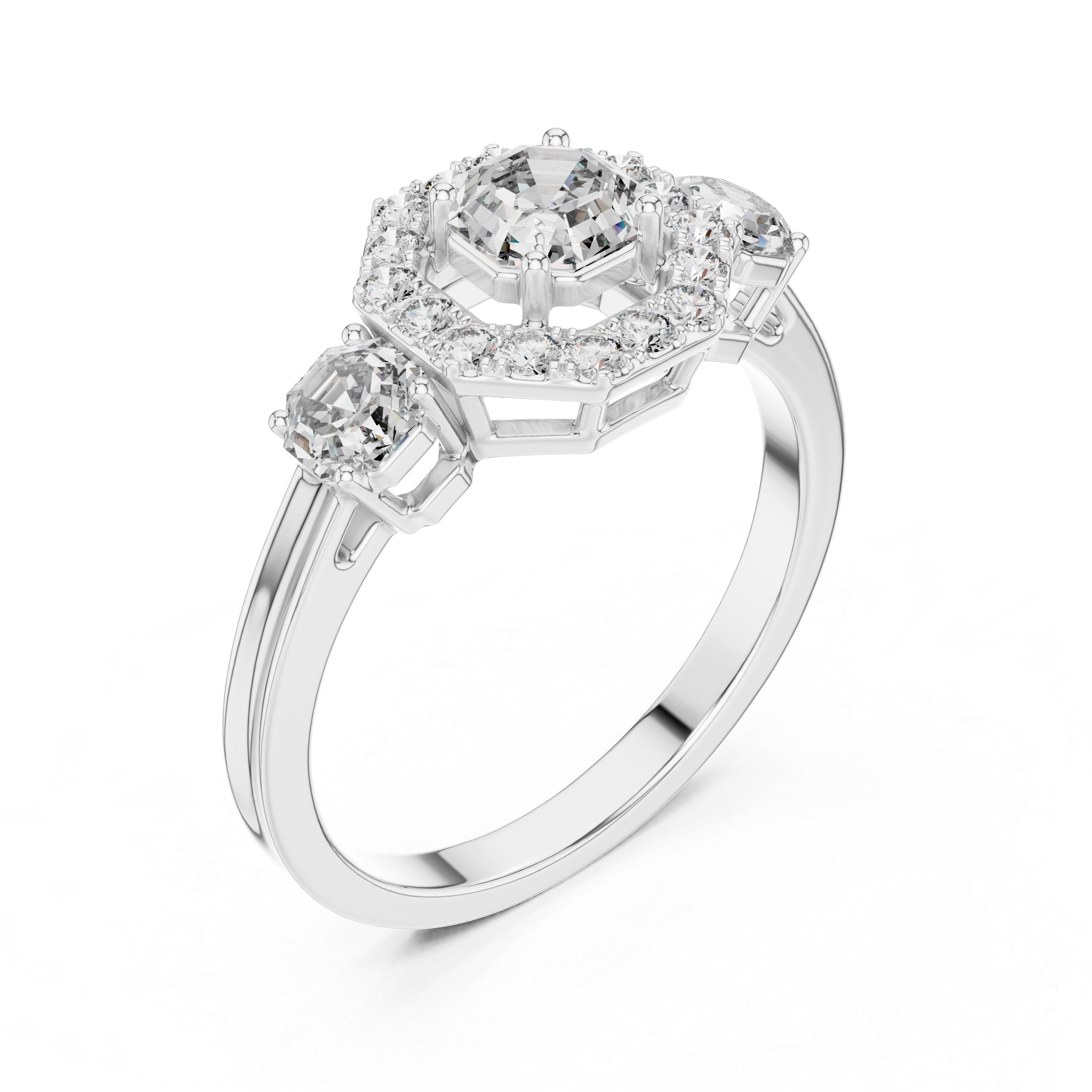 Halo Setting Engagement Ring