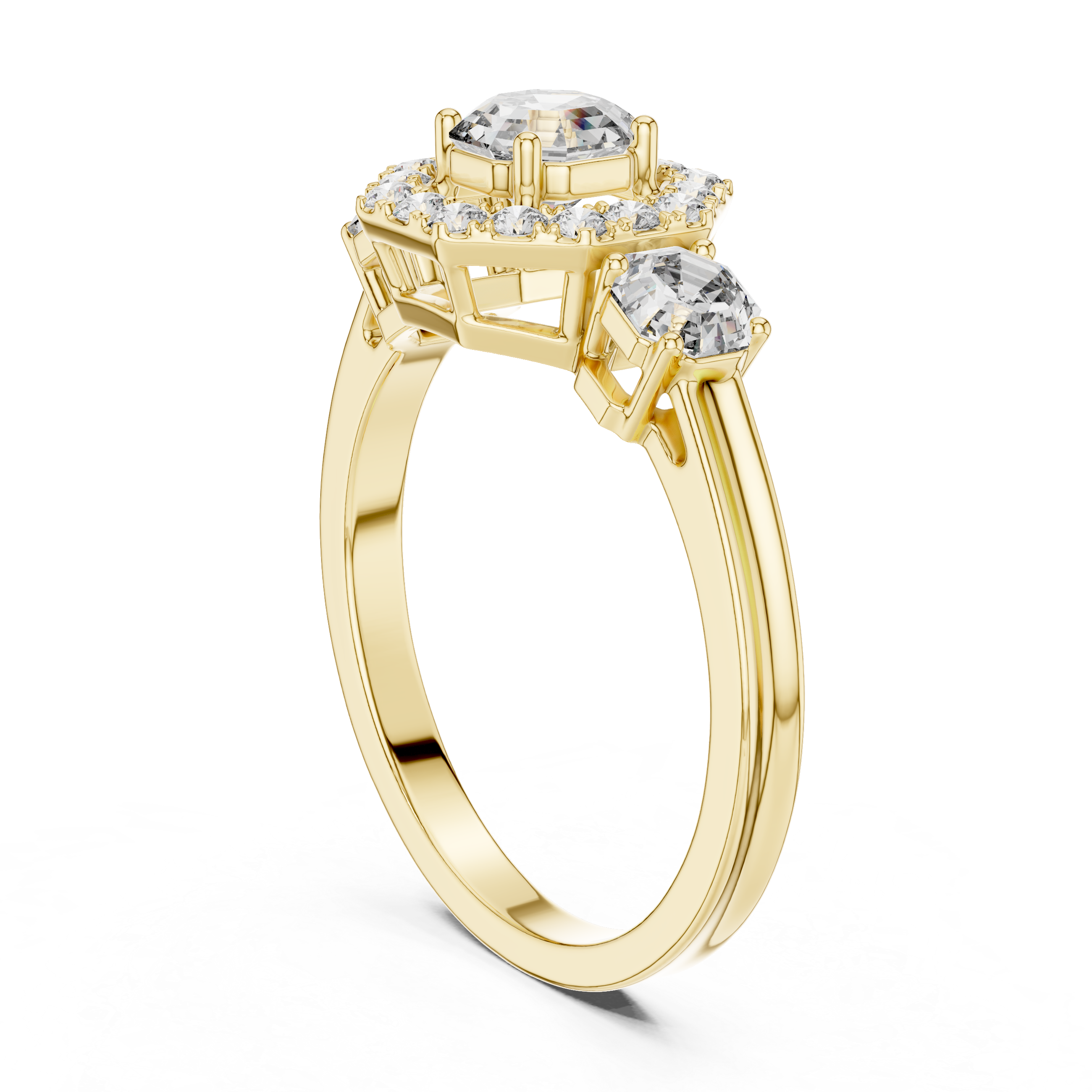 Halo Setting Engagement Ring