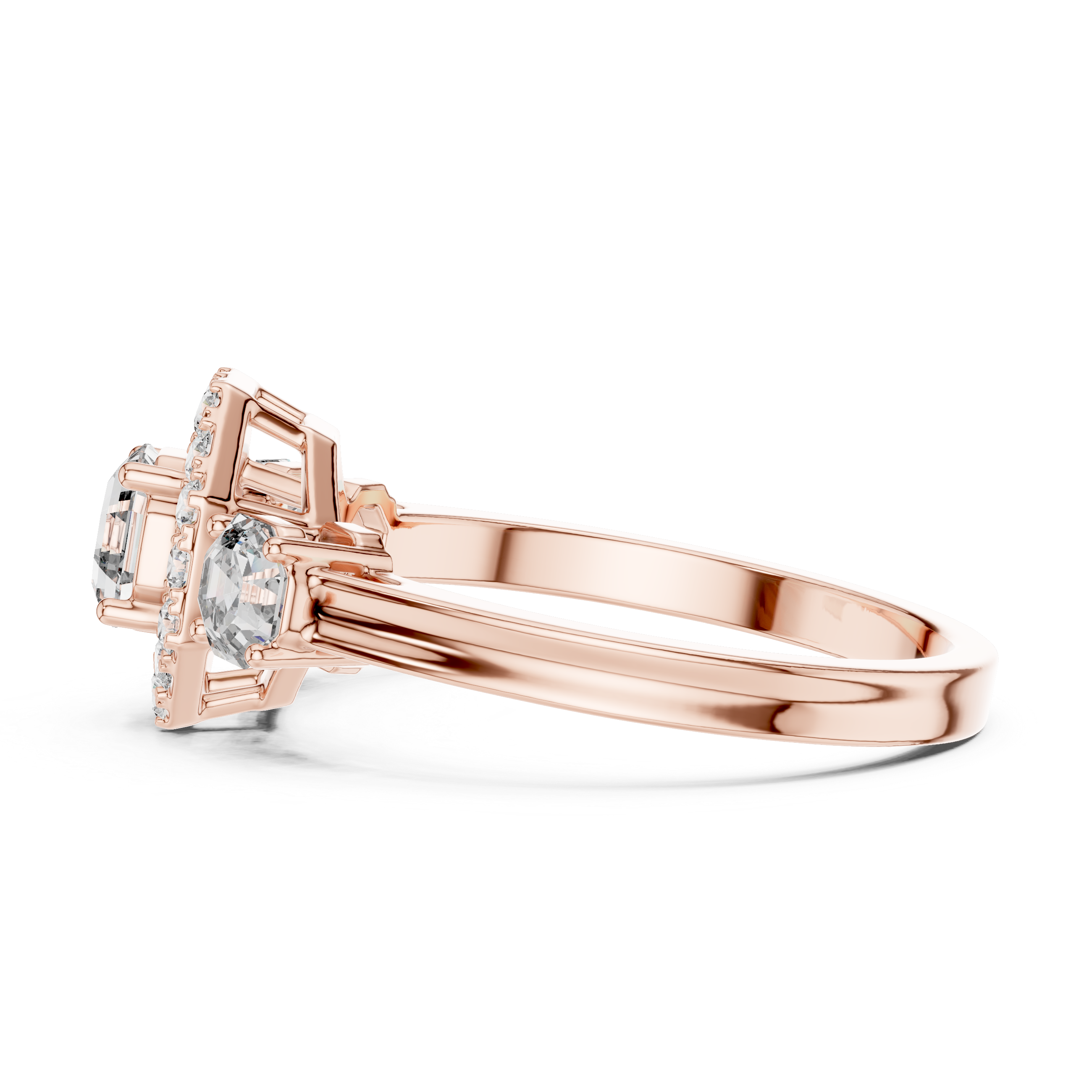 Halo Setting Engagement Ring