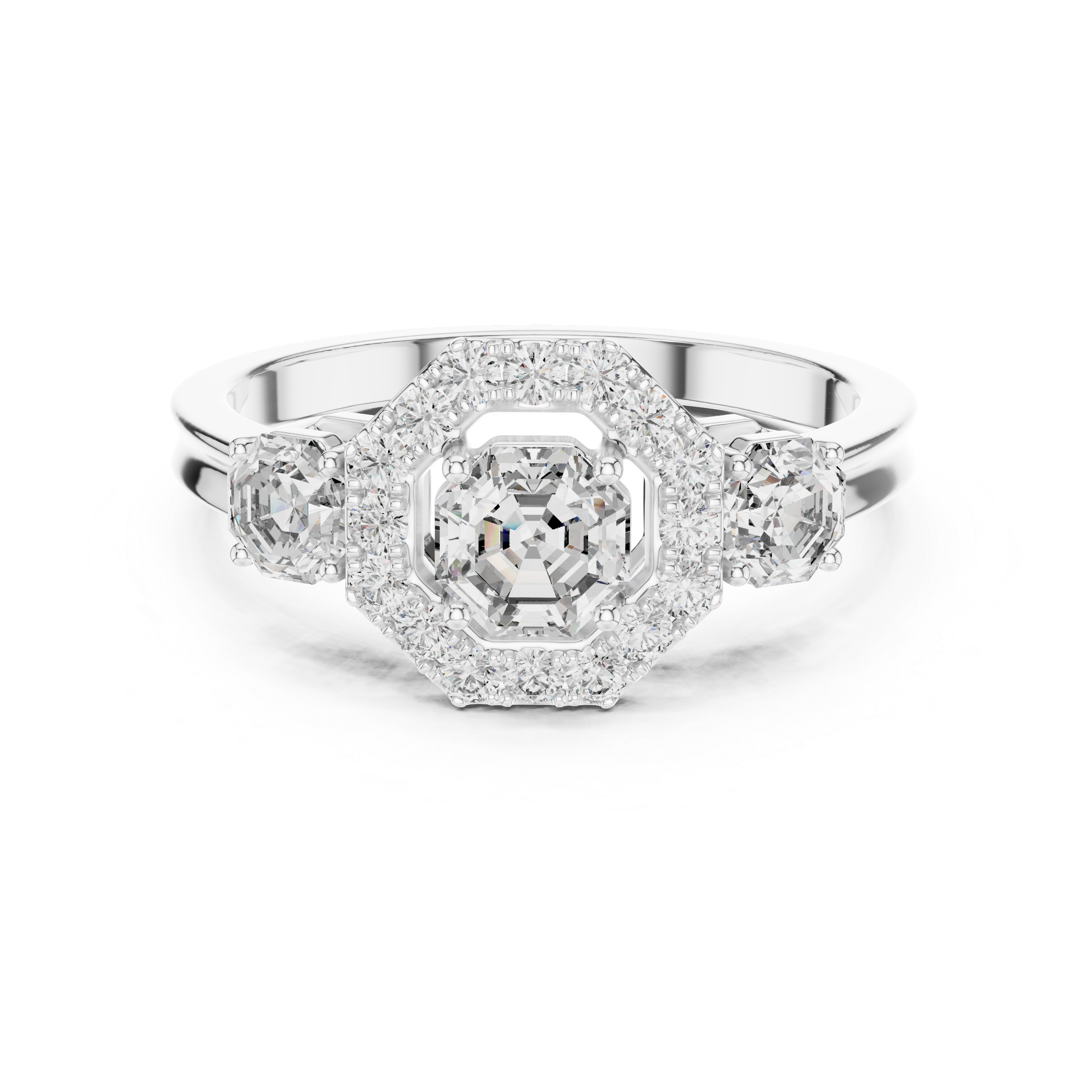 Halo Setting Engagement Ring