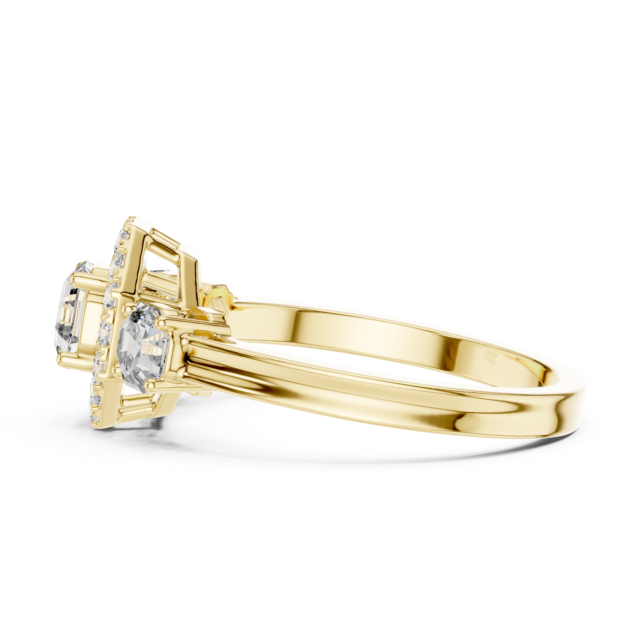 Halo Setting Engagement Ring