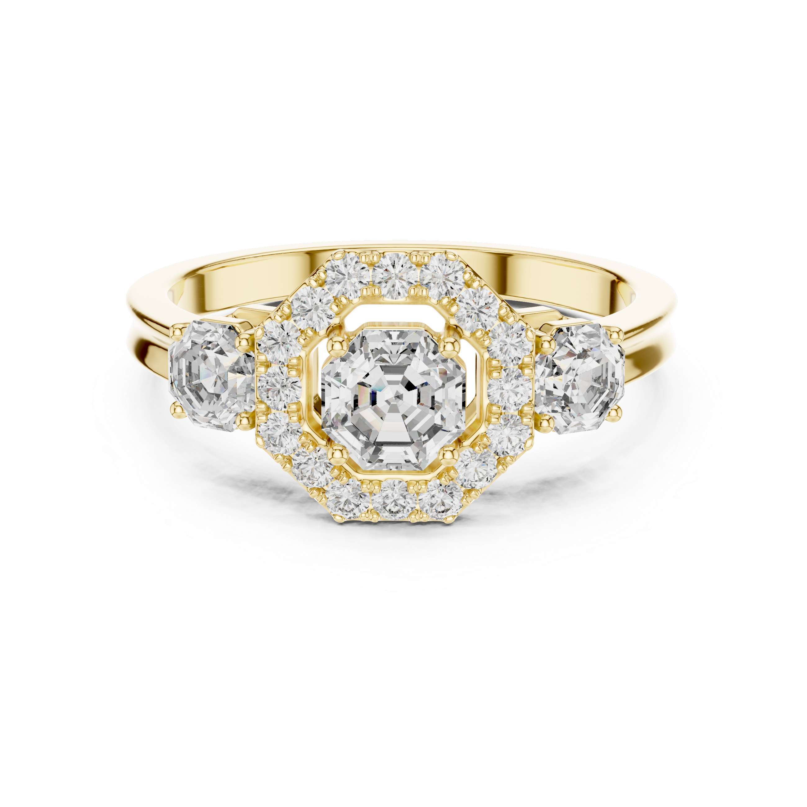 Halo Setting Engagement Ring