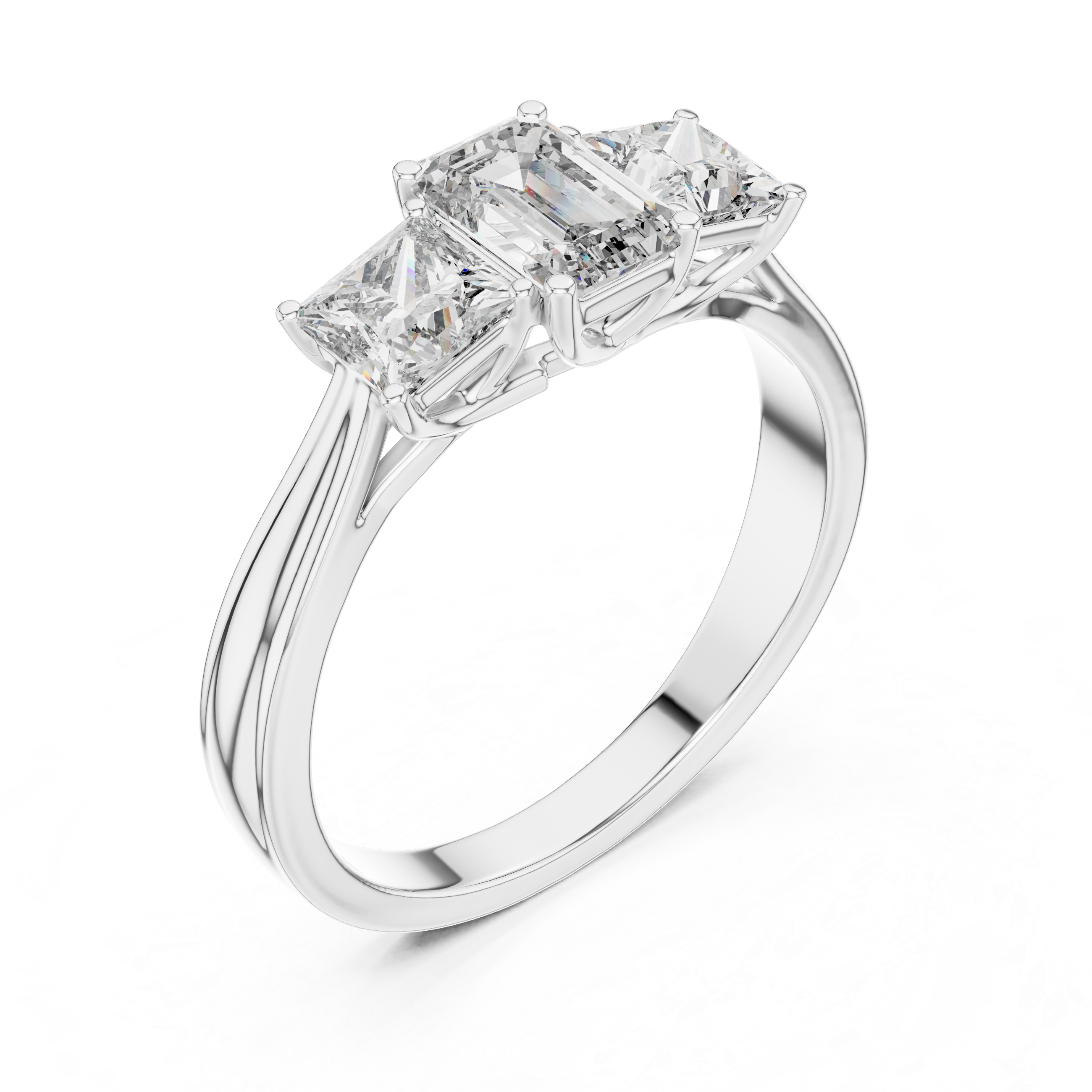 3 Stone Engagement Ring