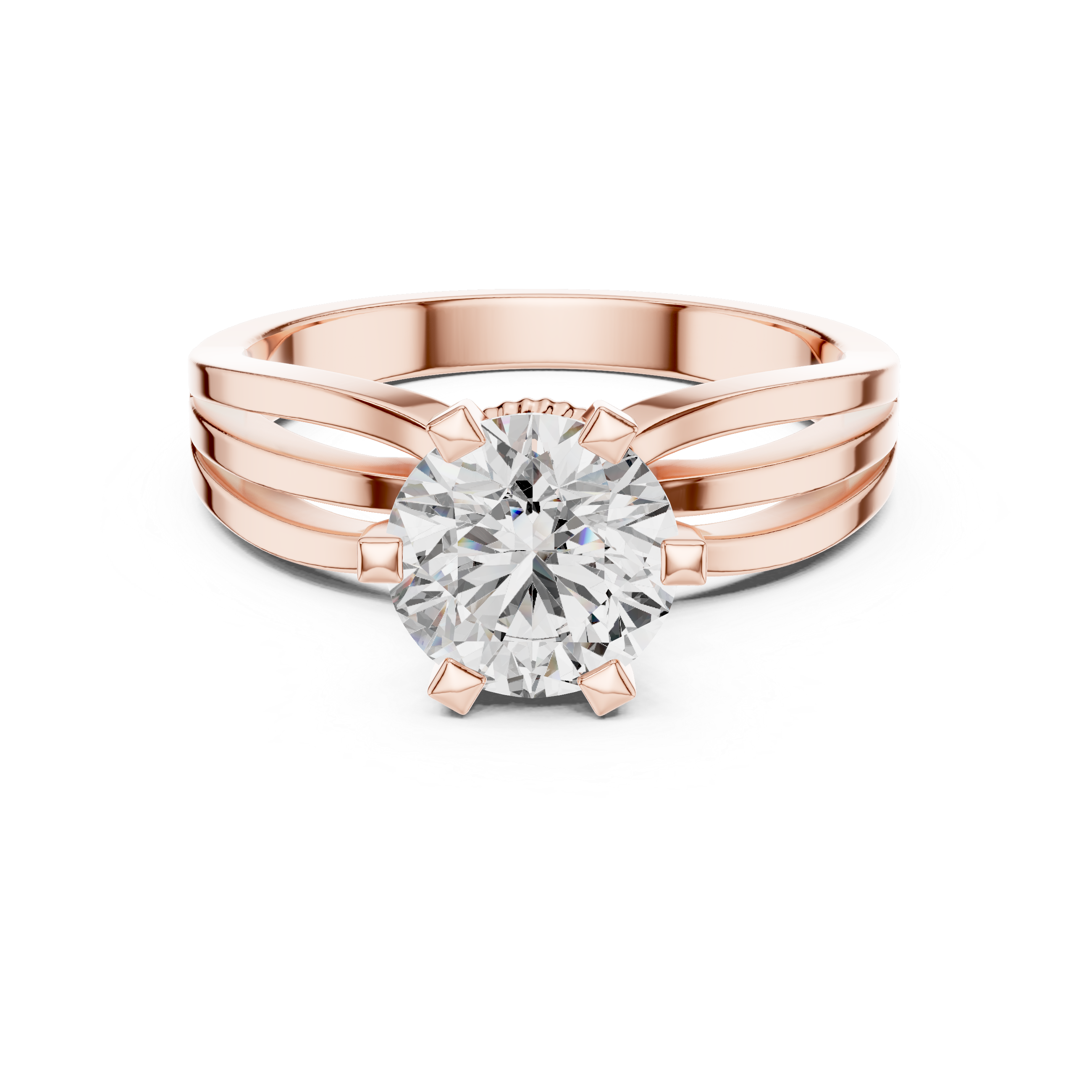 1ct Solitaire With Unique Shank