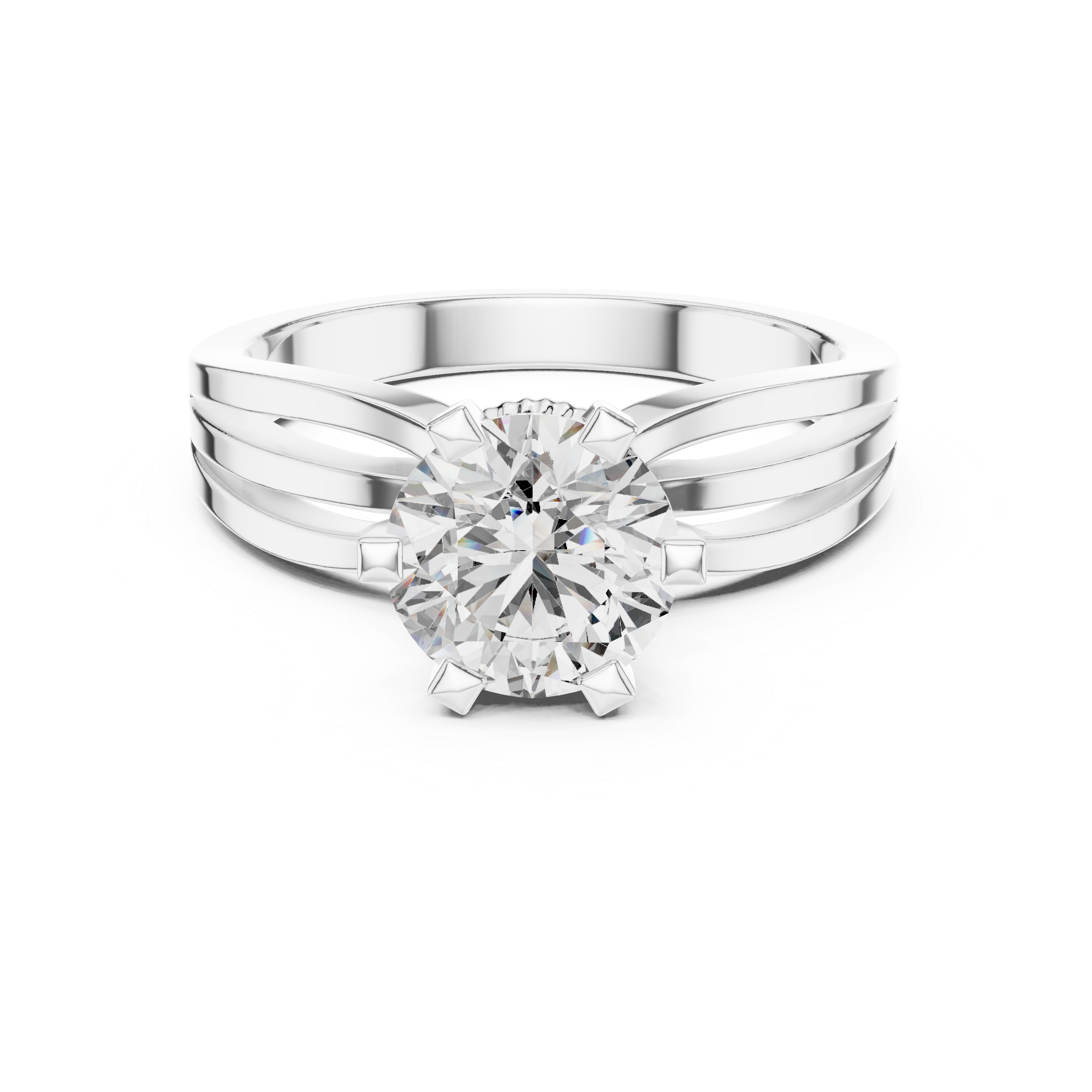 1ct Solitaire With Unique Shank