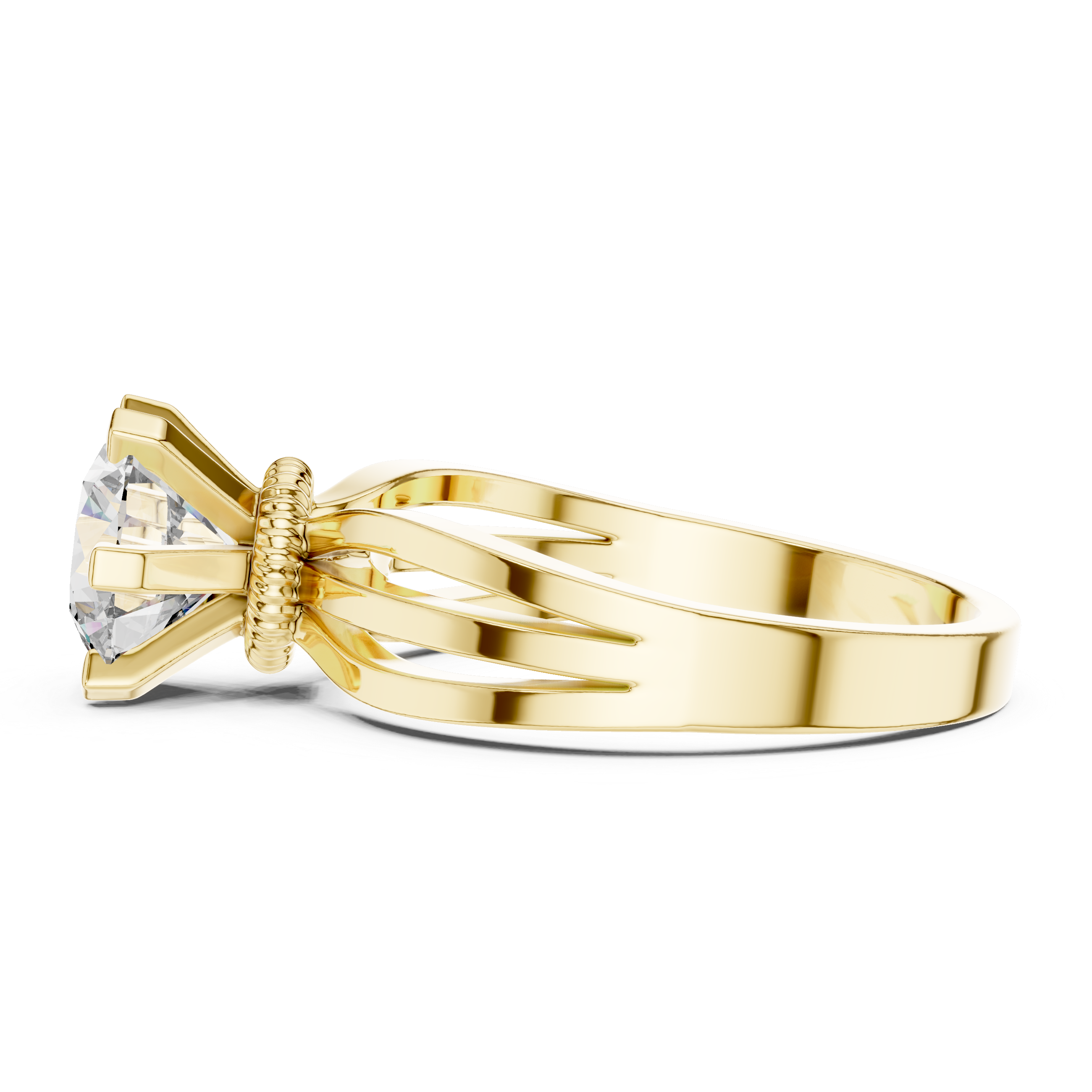 1ct Solitaire With Unique Shank