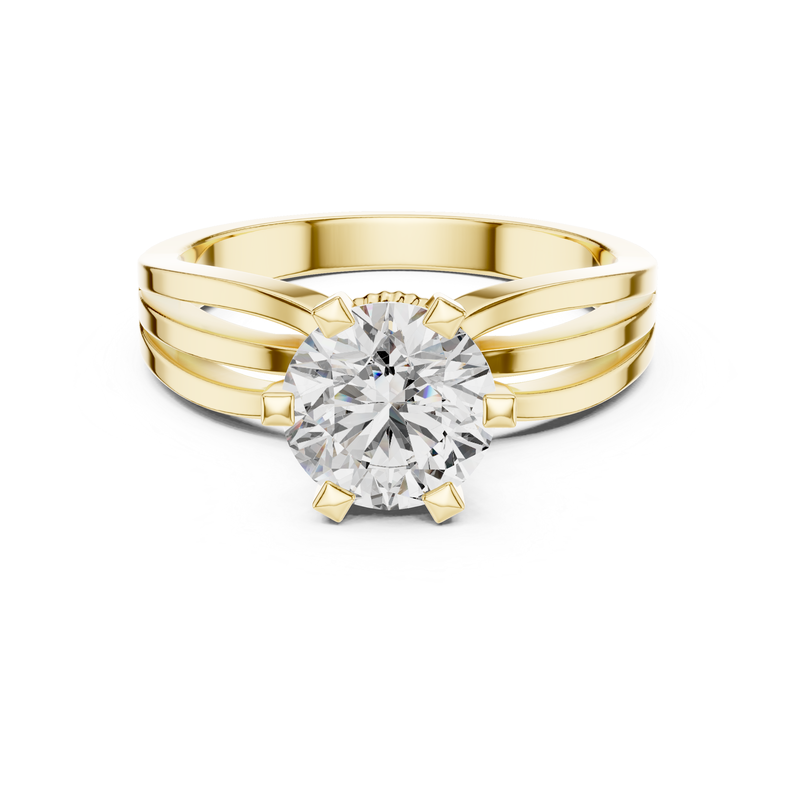 1ct Solitaire With Unique Shank