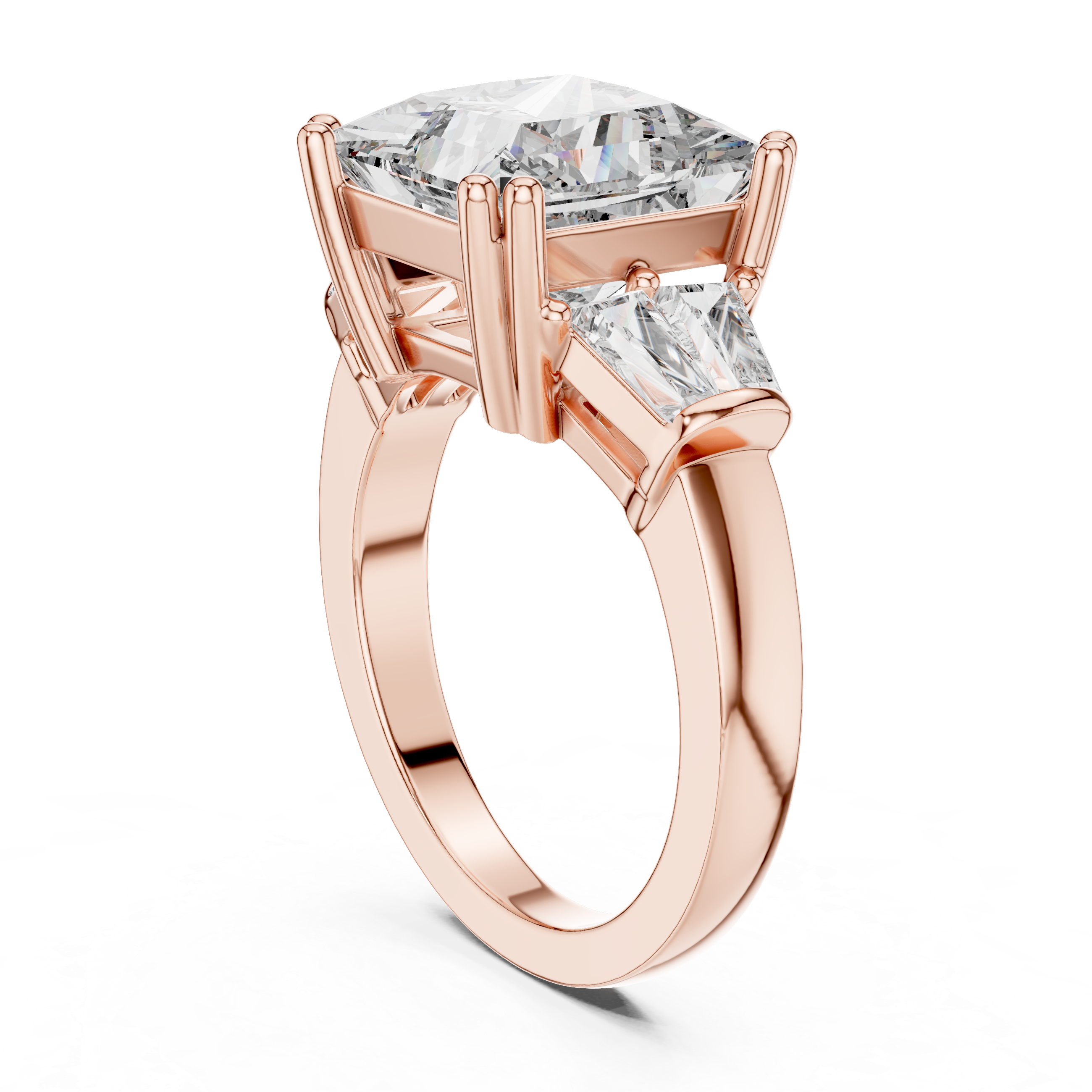 3CT PRINCESS ENGAGEMENT RING