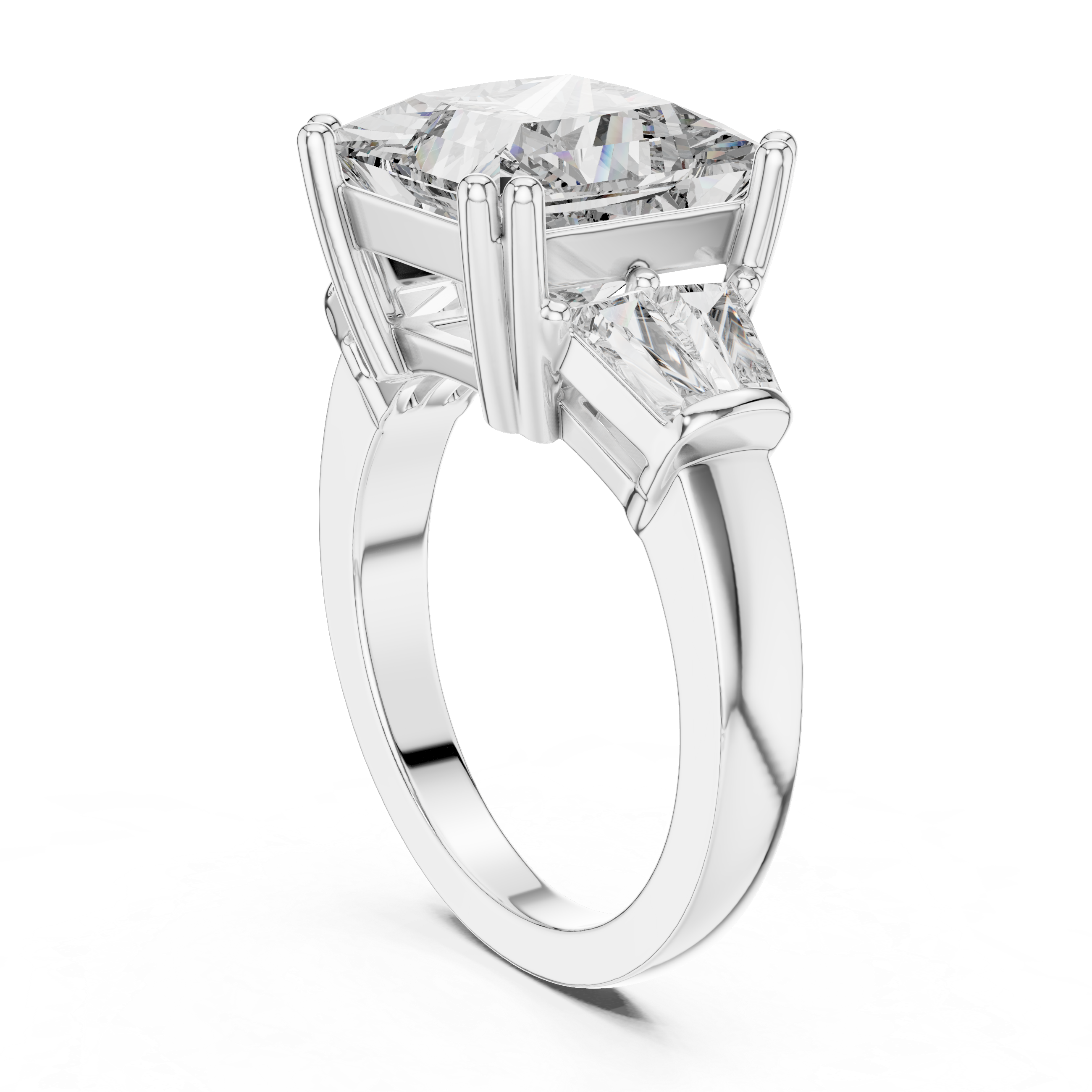 3CT PRINCESS ENGAGEMENT RING
