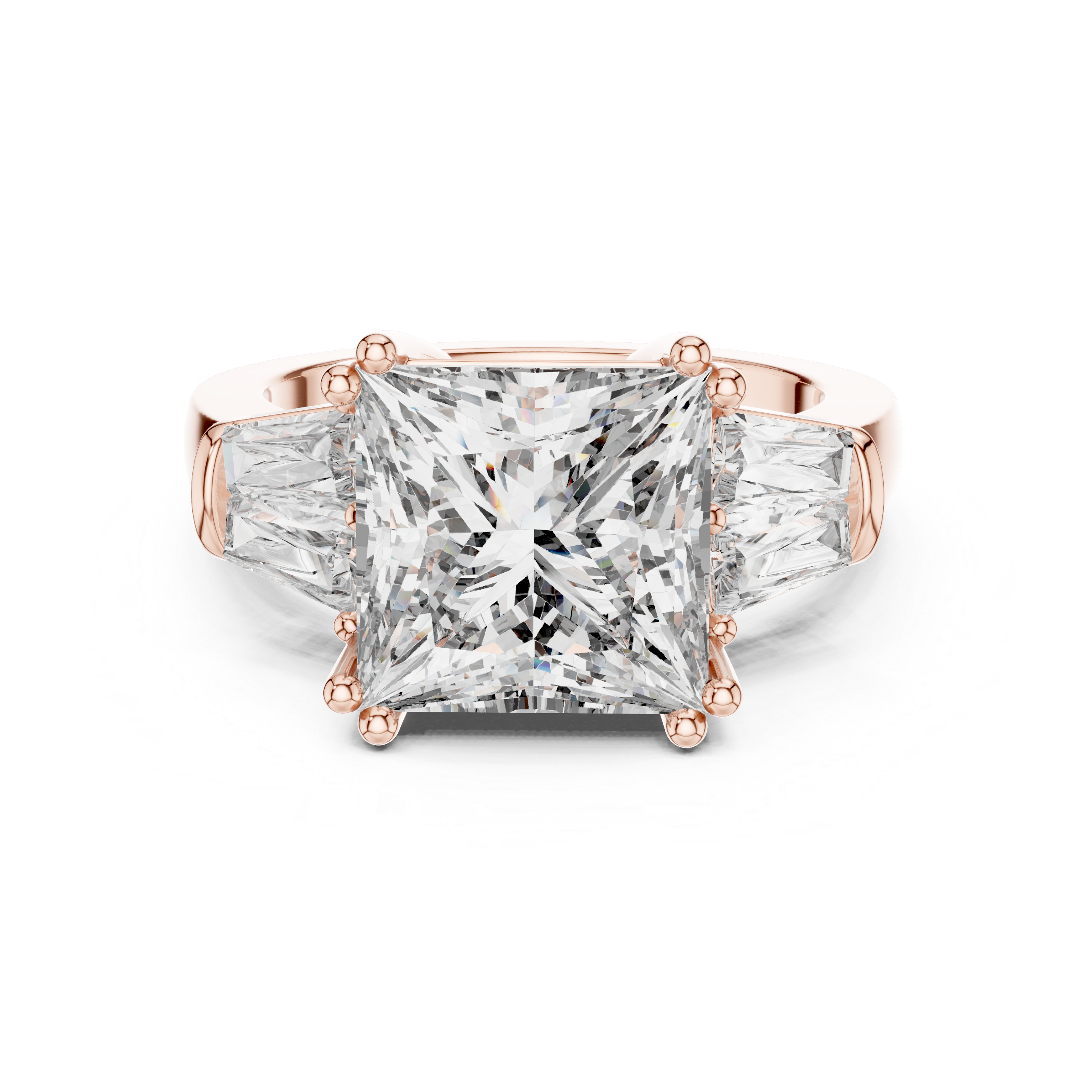 3CT PRINCESS ENGAGEMENT RING