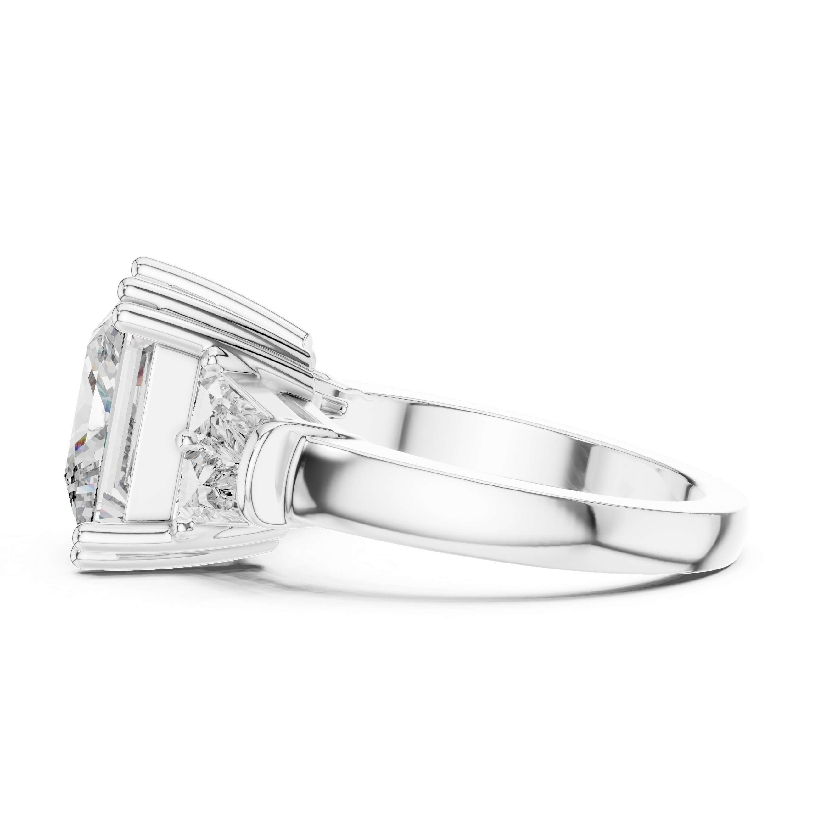 3CT PRINCESS ENGAGEMENT RING
