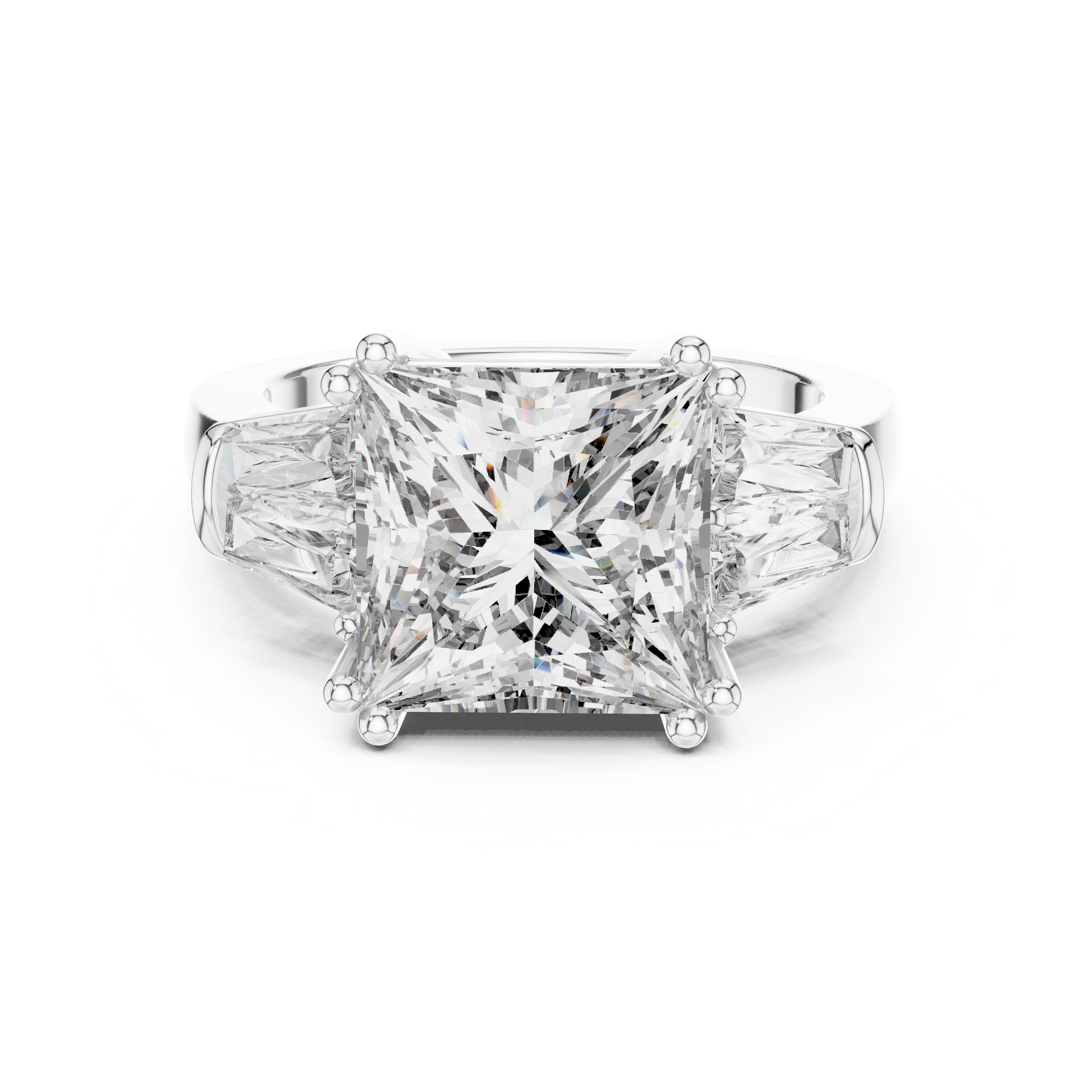 3CT PRINCESS ENGAGEMENT RING