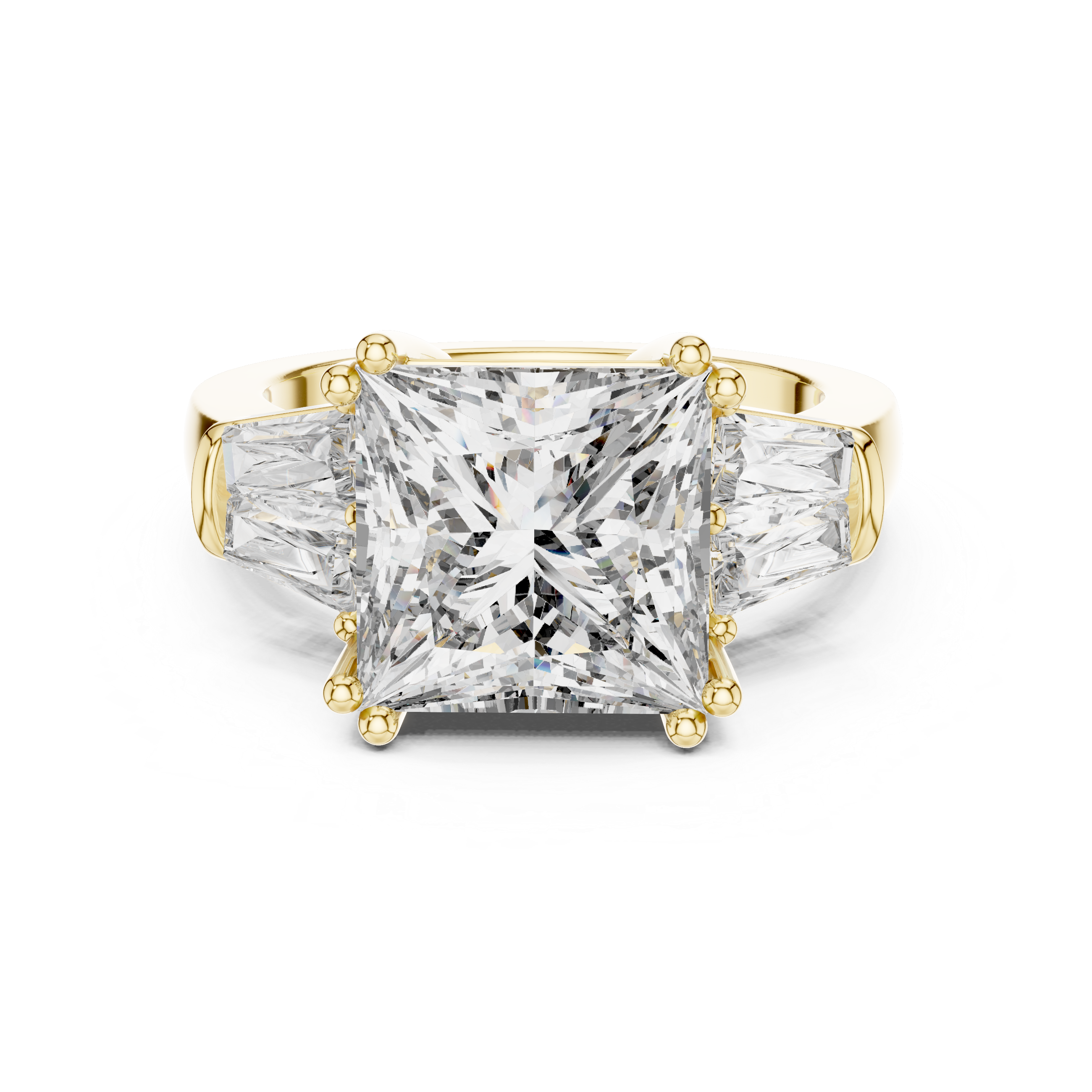 3CT PRINCESS ENGAGEMENT RING