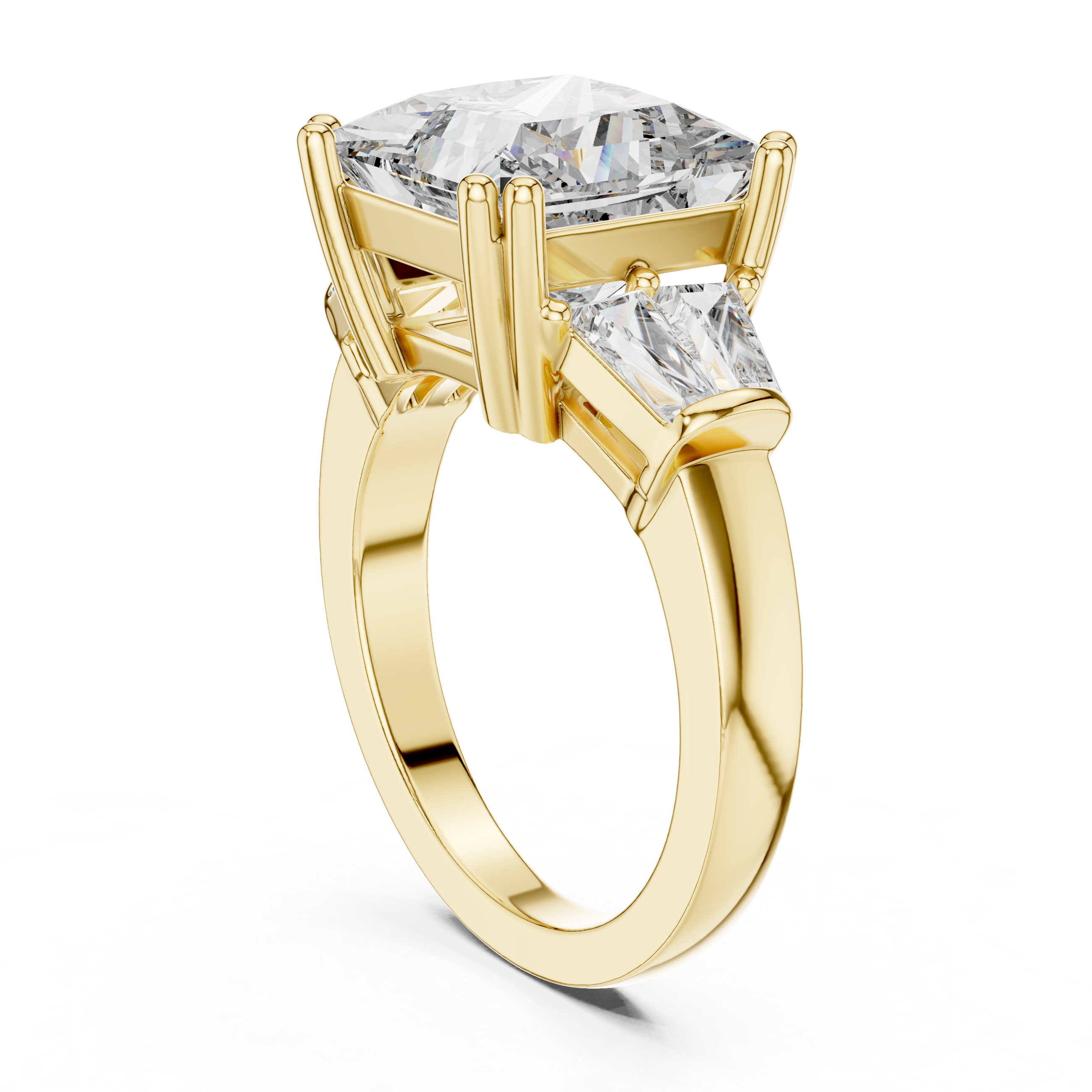 3CT PRINCESS ENGAGEMENT RING