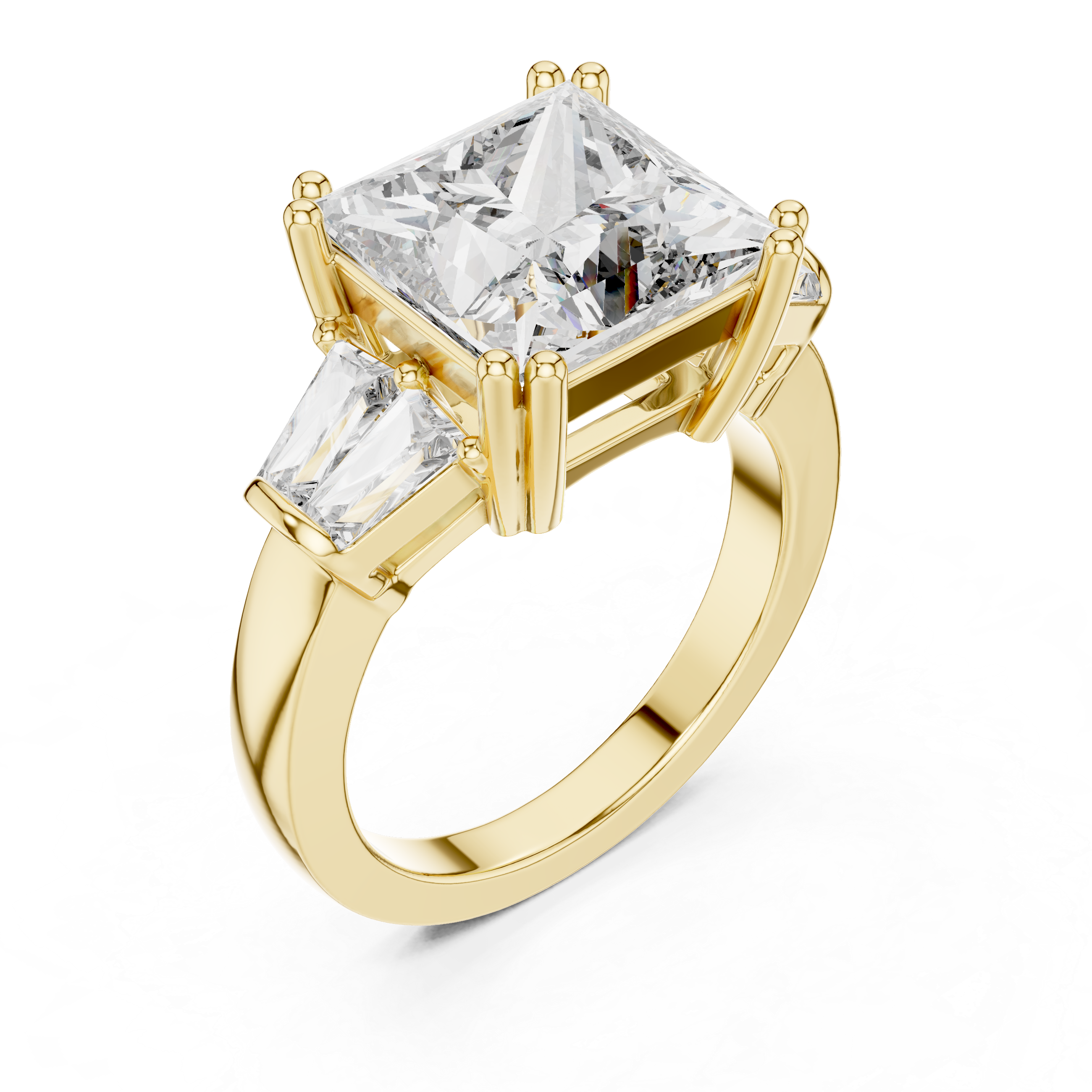 3CT PRINCESS ENGAGEMENT RING