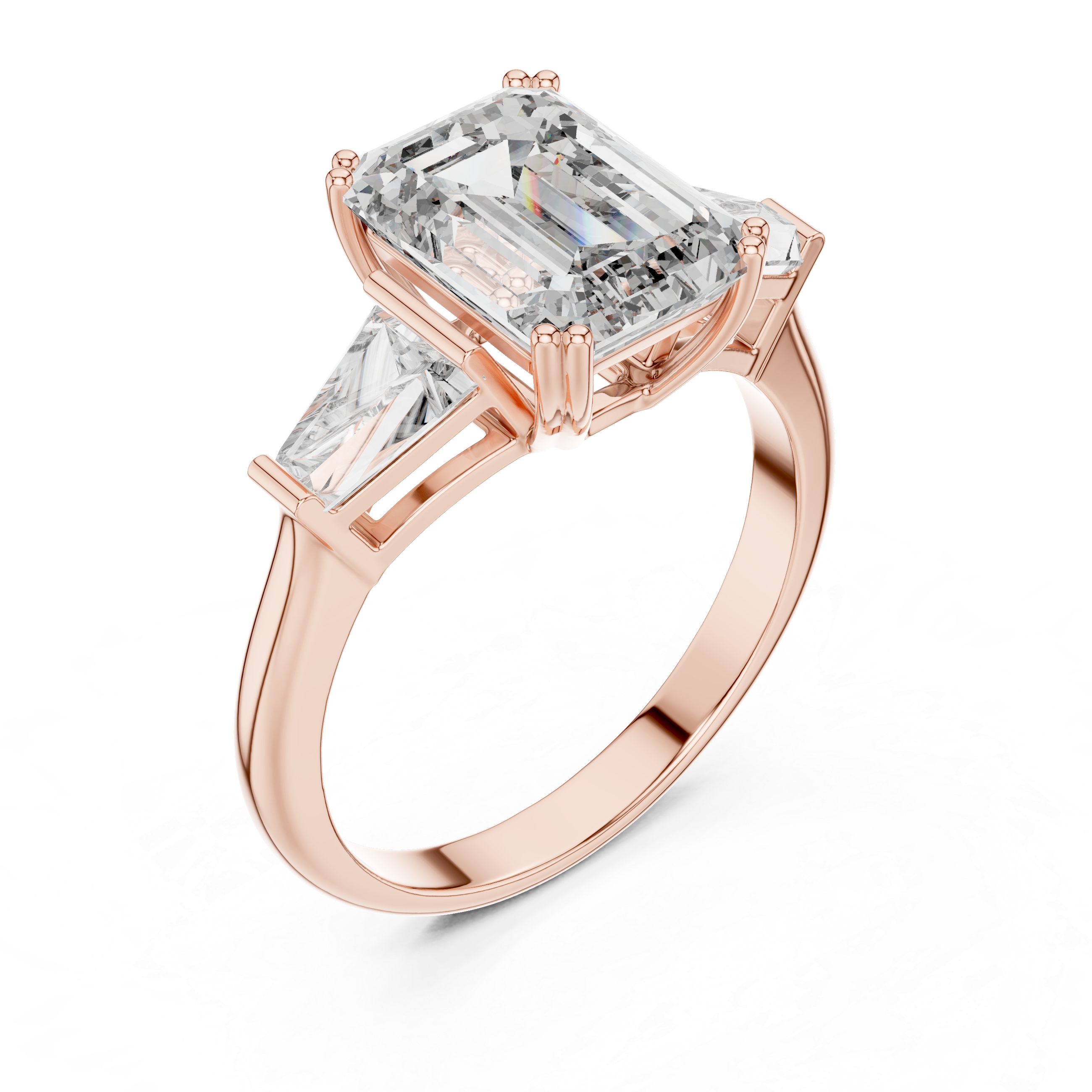 2.5CT RADIANT SHAPE ENGAGEMENT RING