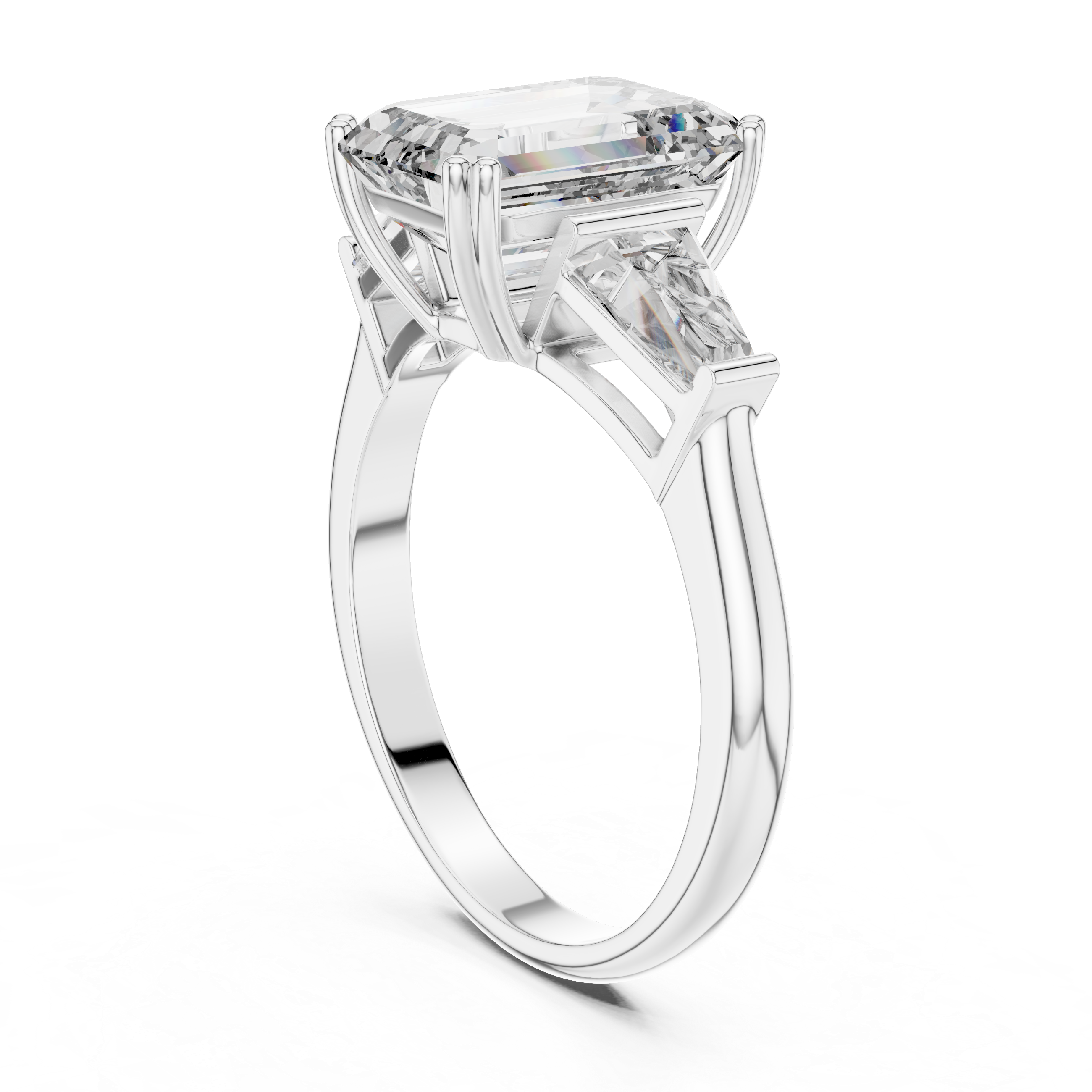 2.5CT RADIANT SHAPE ENGAGEMENT RING