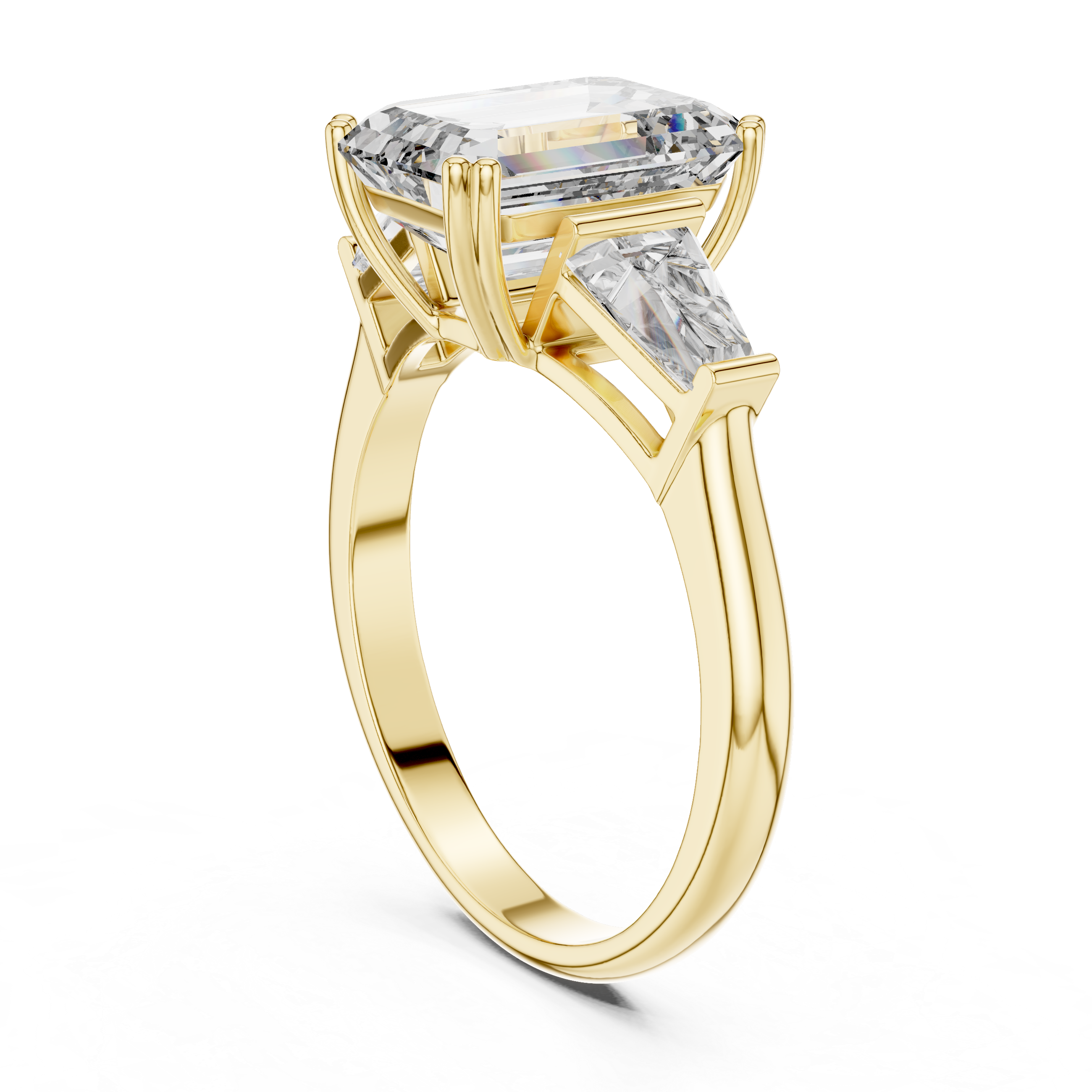 2.5CT RADIANT SHAPE ENGAGEMENT RING