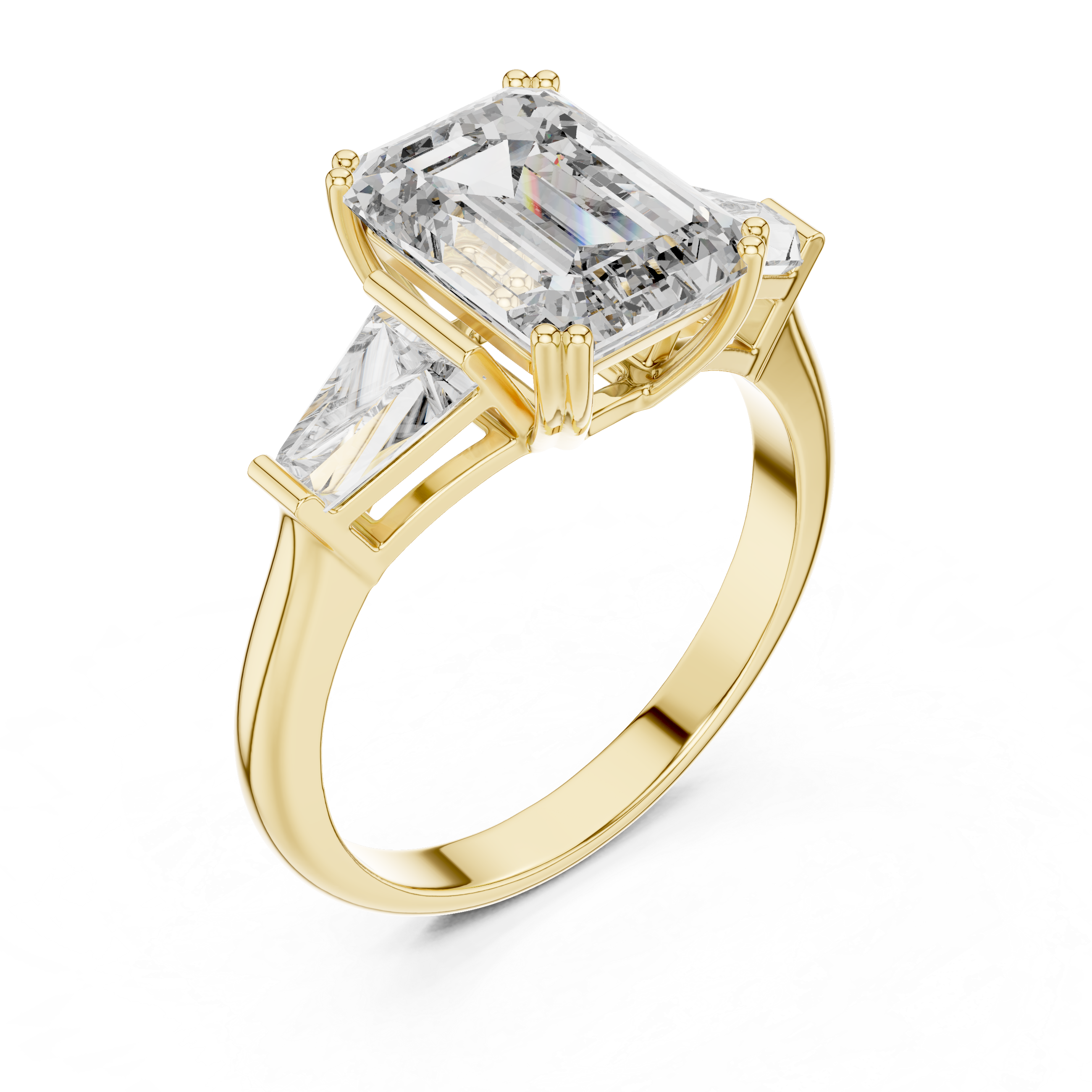 2.5CT RADIANT SHAPE ENGAGEMENT RING
