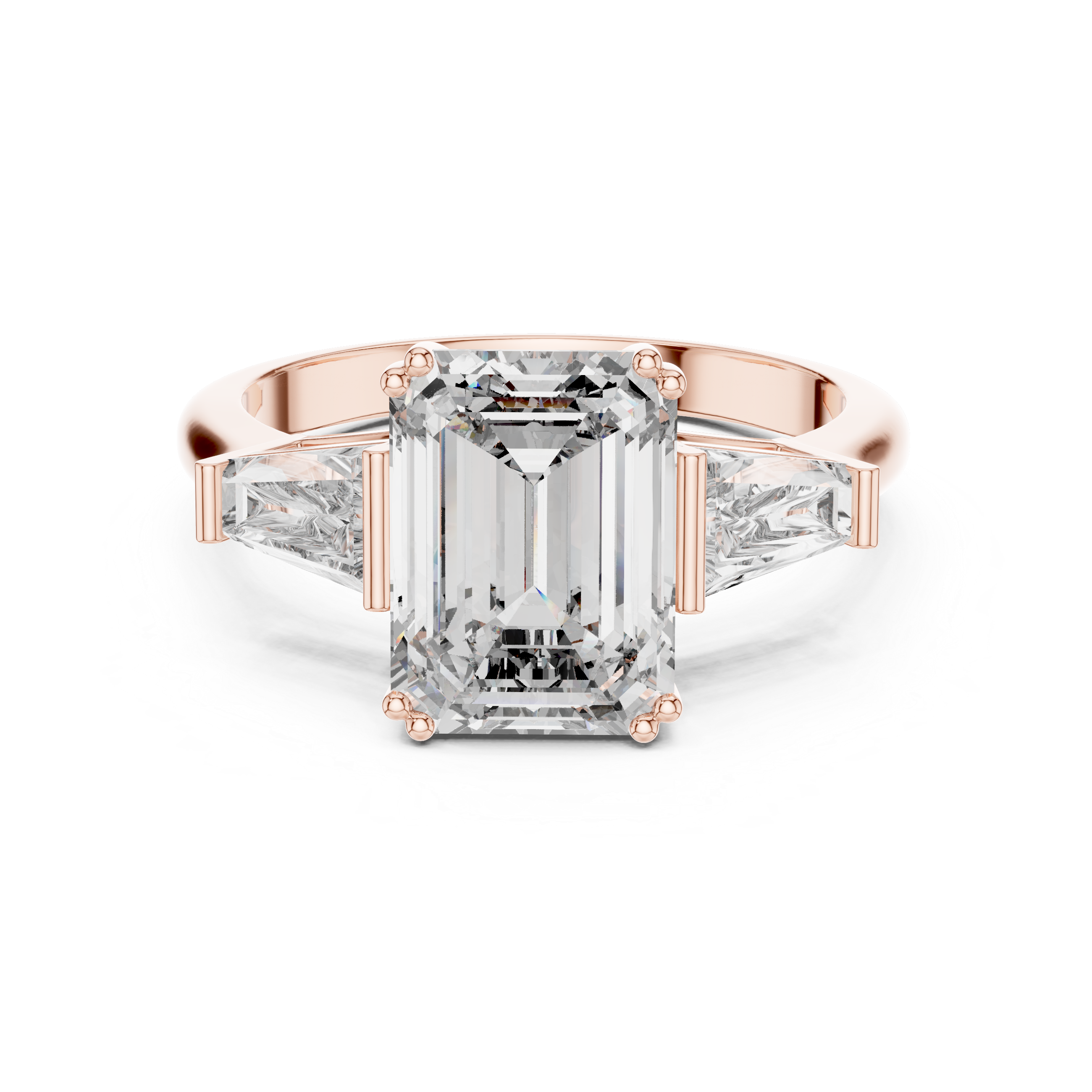 2.5CT RADIANT SHAPE ENGAGEMENT RING