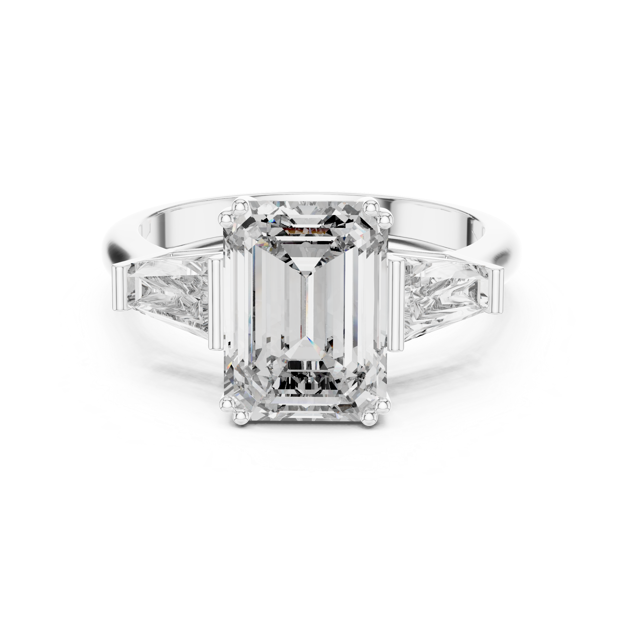 2.5CT RADIANT SHAPE ENGAGEMENT RING