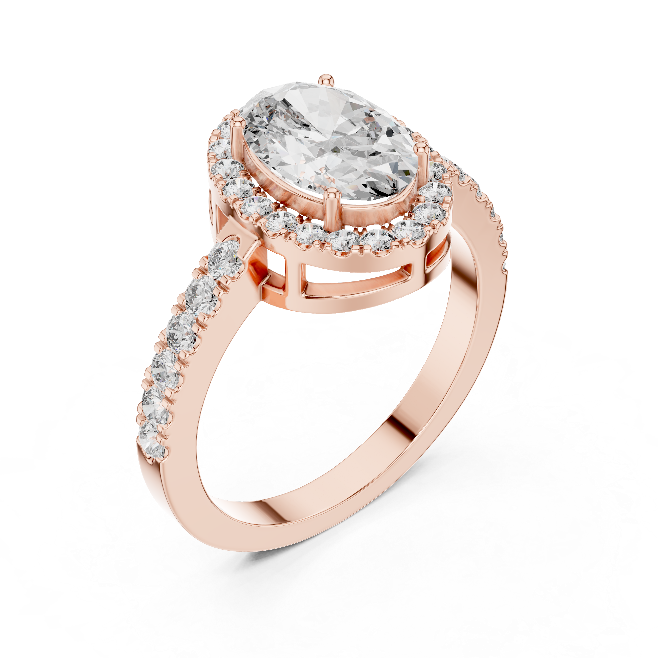 3CT ROUND ENGAGEMENT RING
