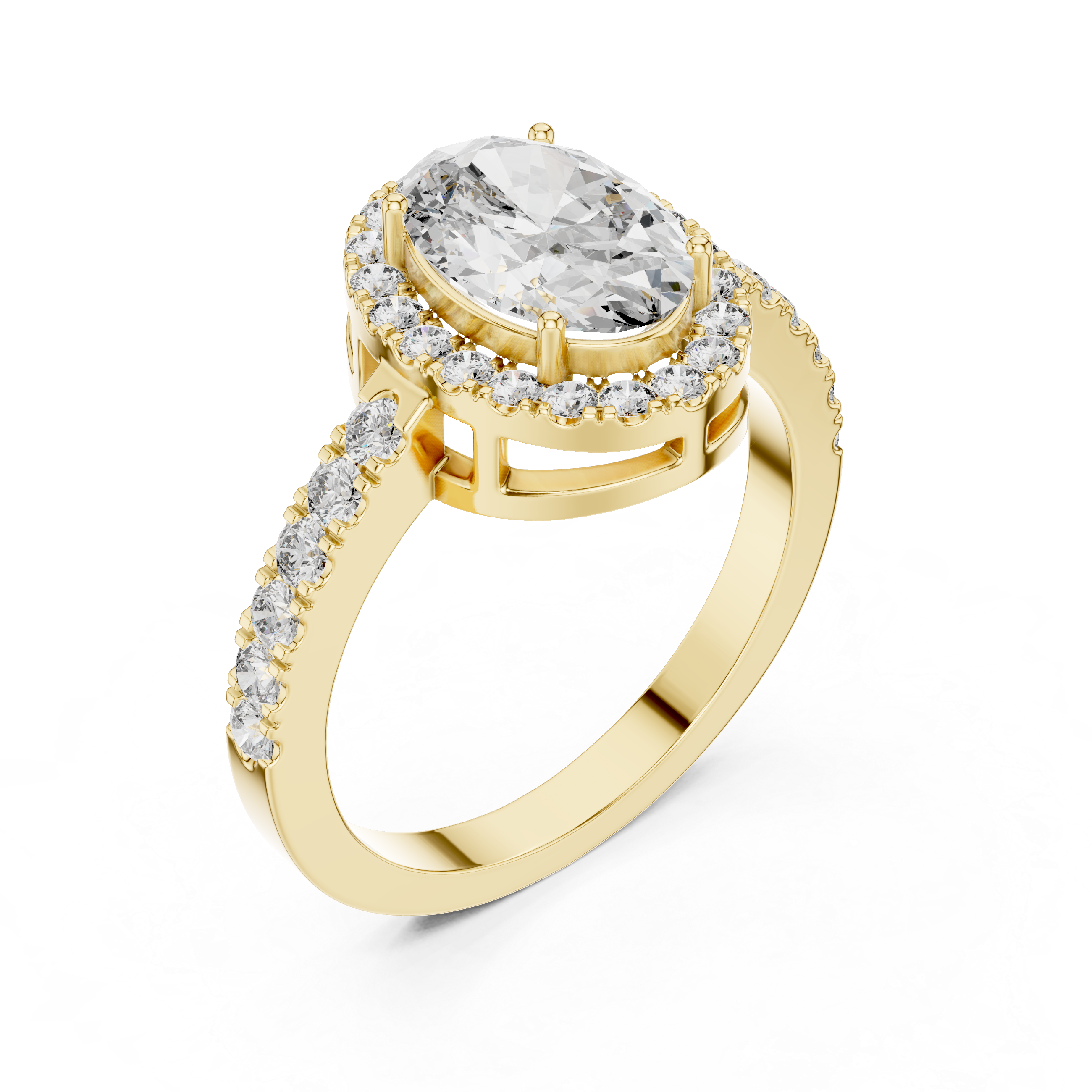 3CT ROUND ENGAGEMENT RING