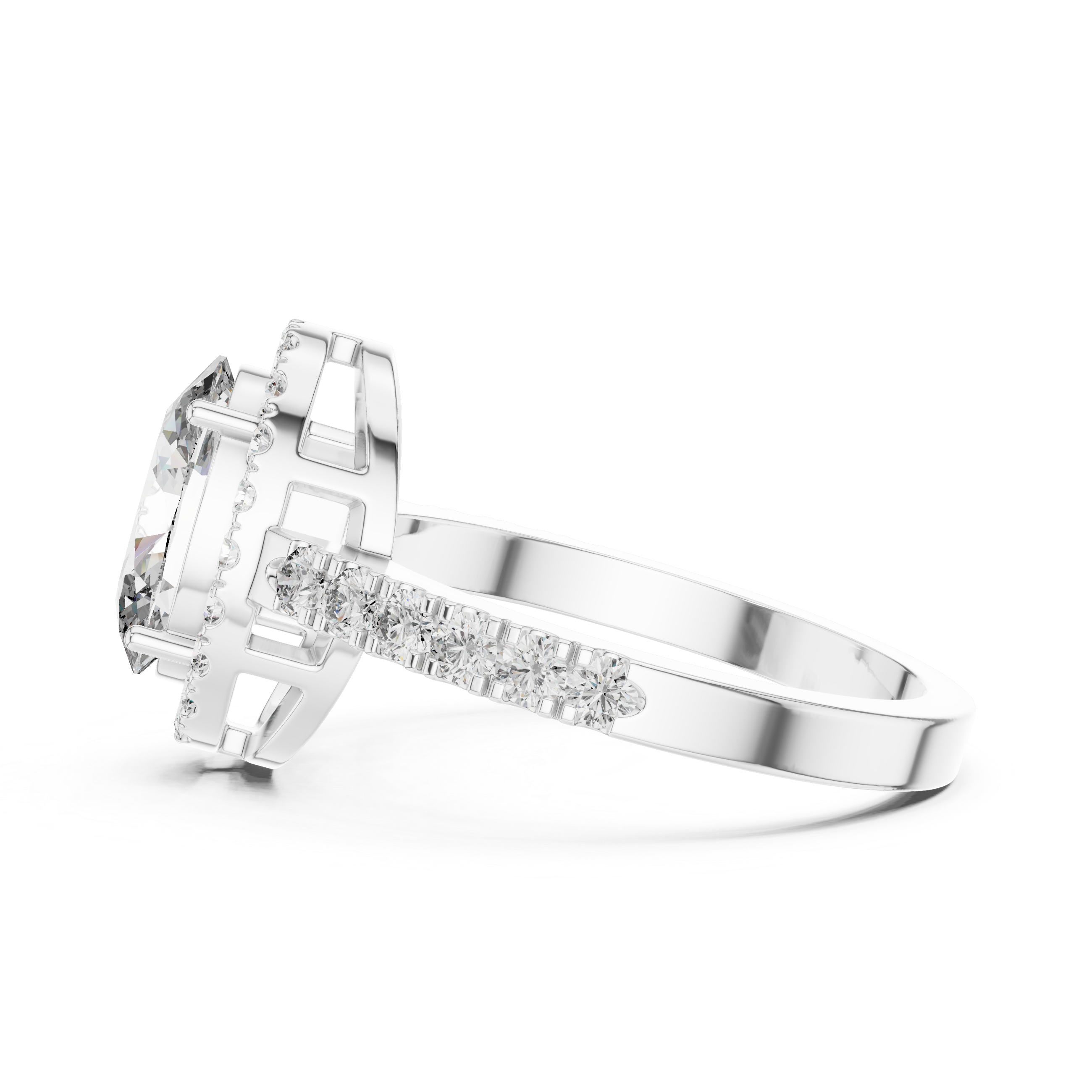 3CT ROUND ENGAGEMENT RING