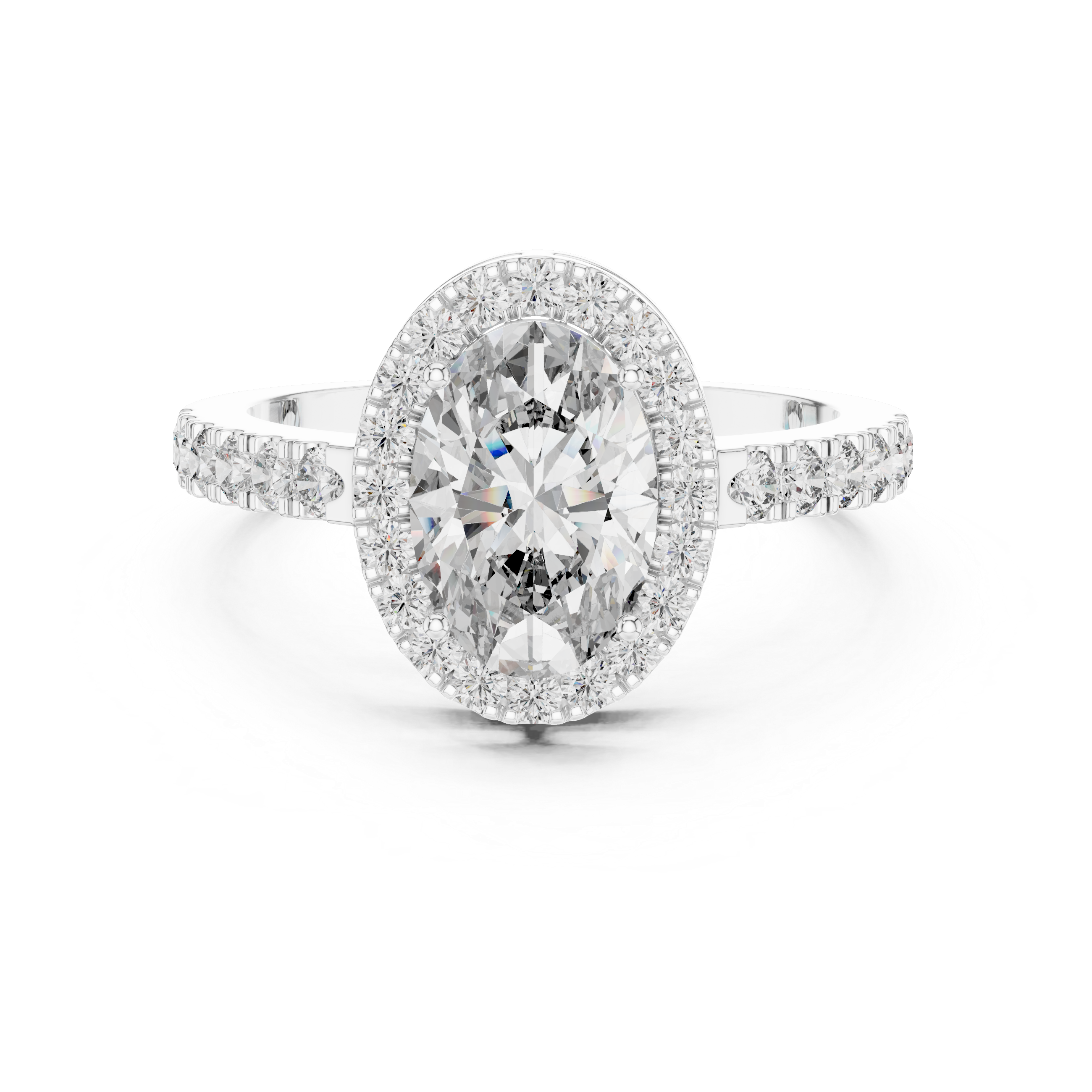 3CT ROUND ENGAGEMENT RING