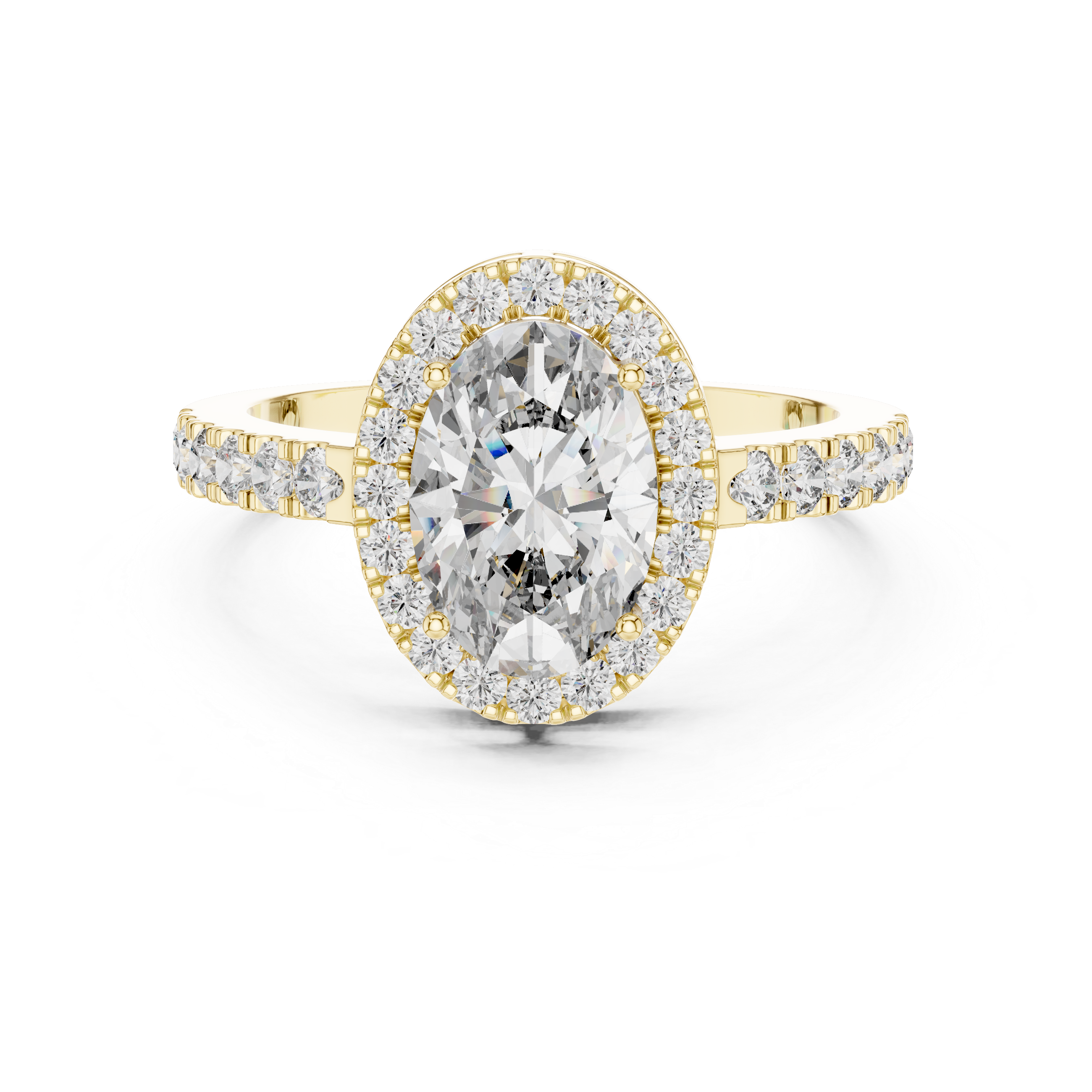 3CT ROUND ENGAGEMENT RING