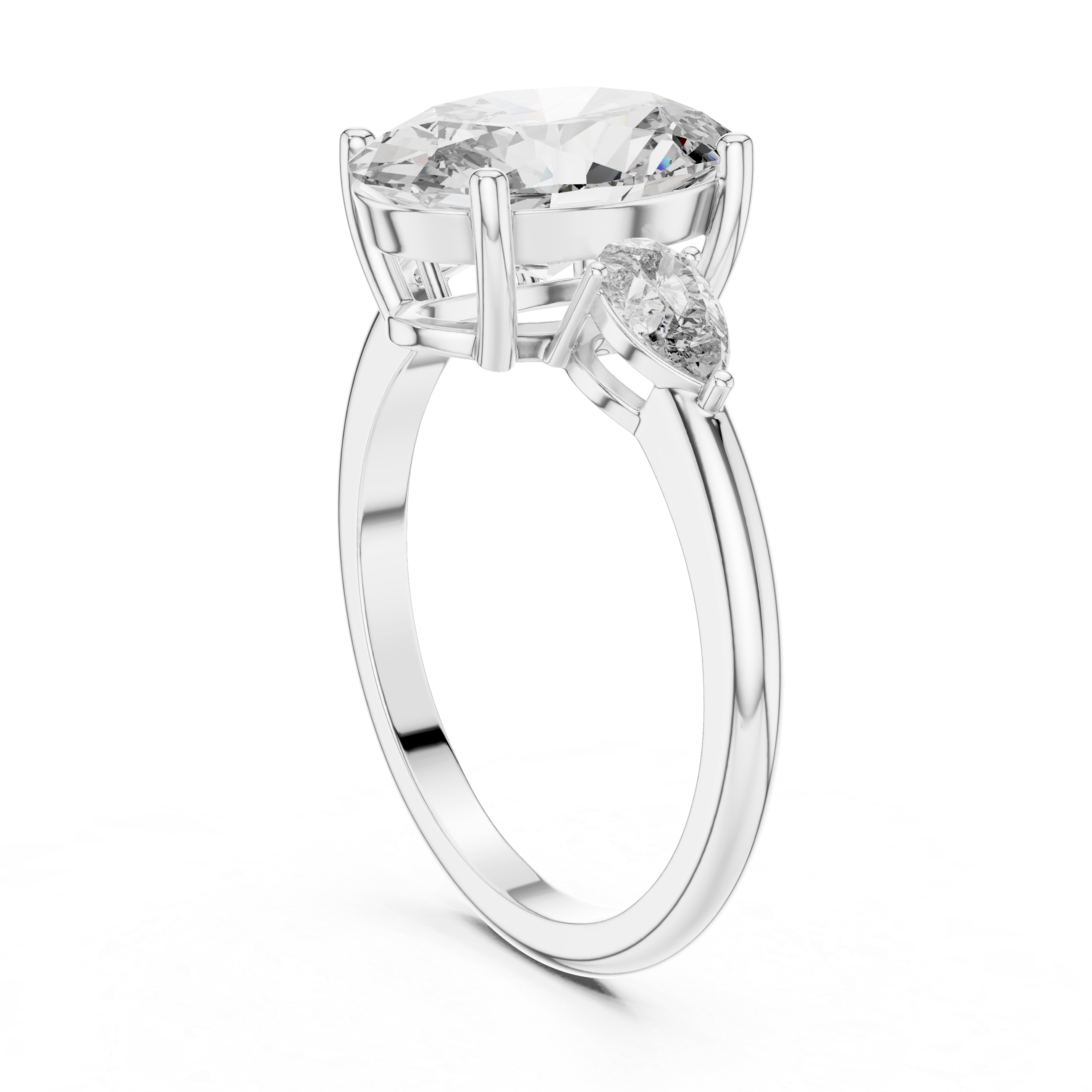 EMRALD SHAPE ENGAGEMENT RING