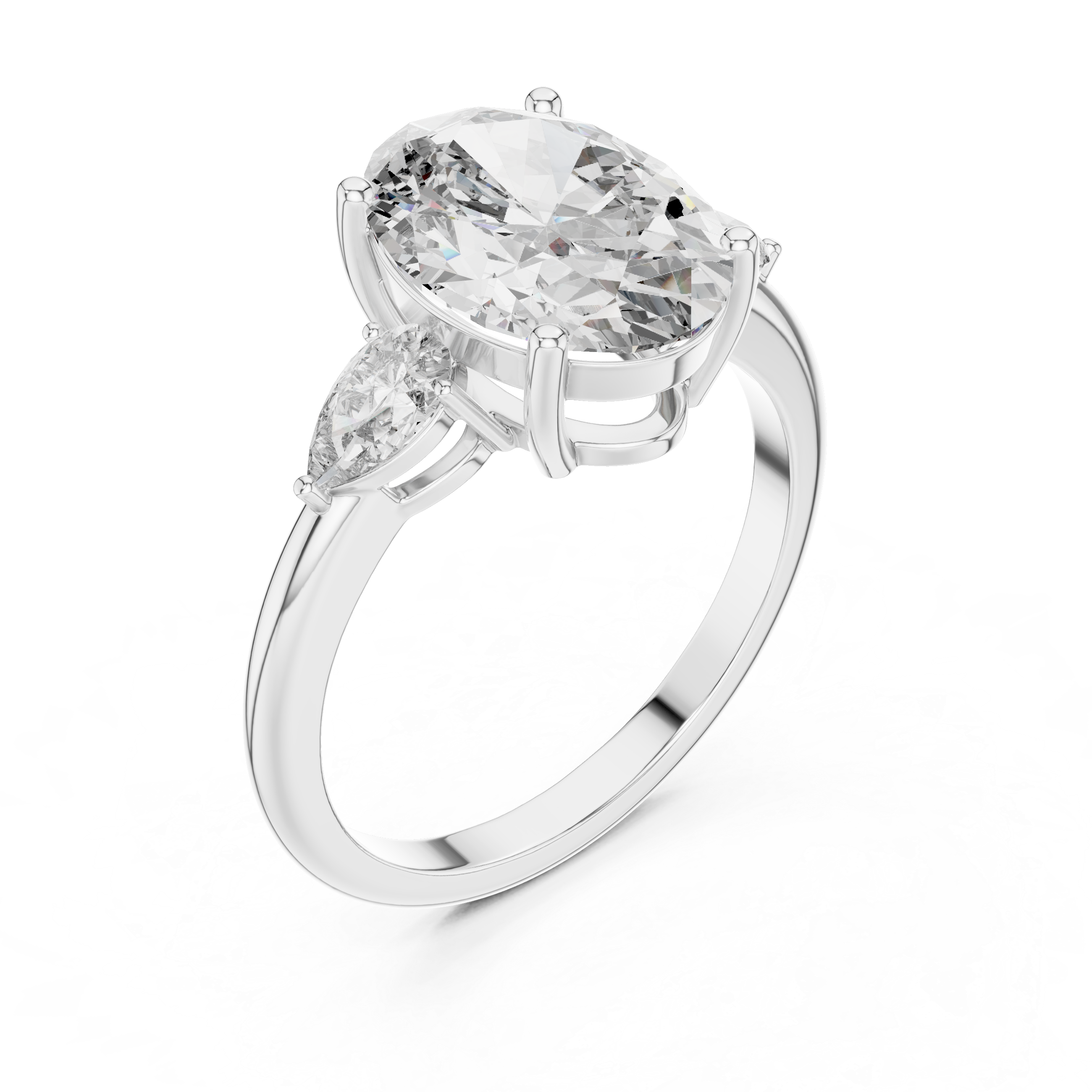 EMRALD SHAPE ENGAGEMENT RING