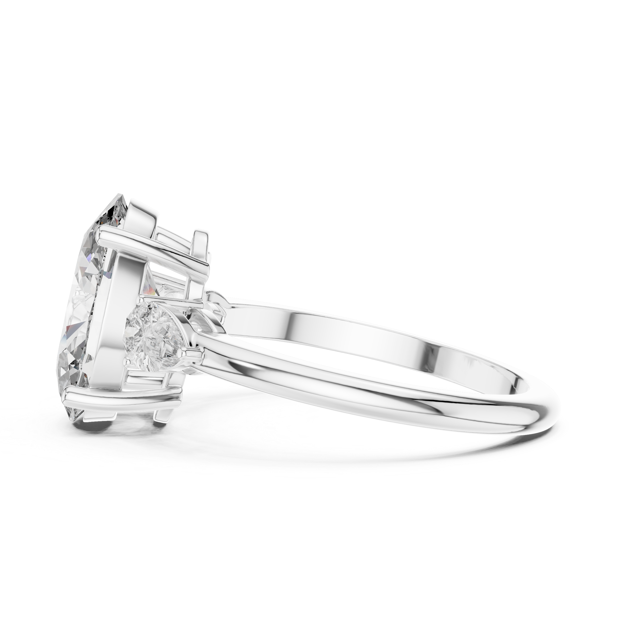 EMRALD SHAPE ENGAGEMENT RING