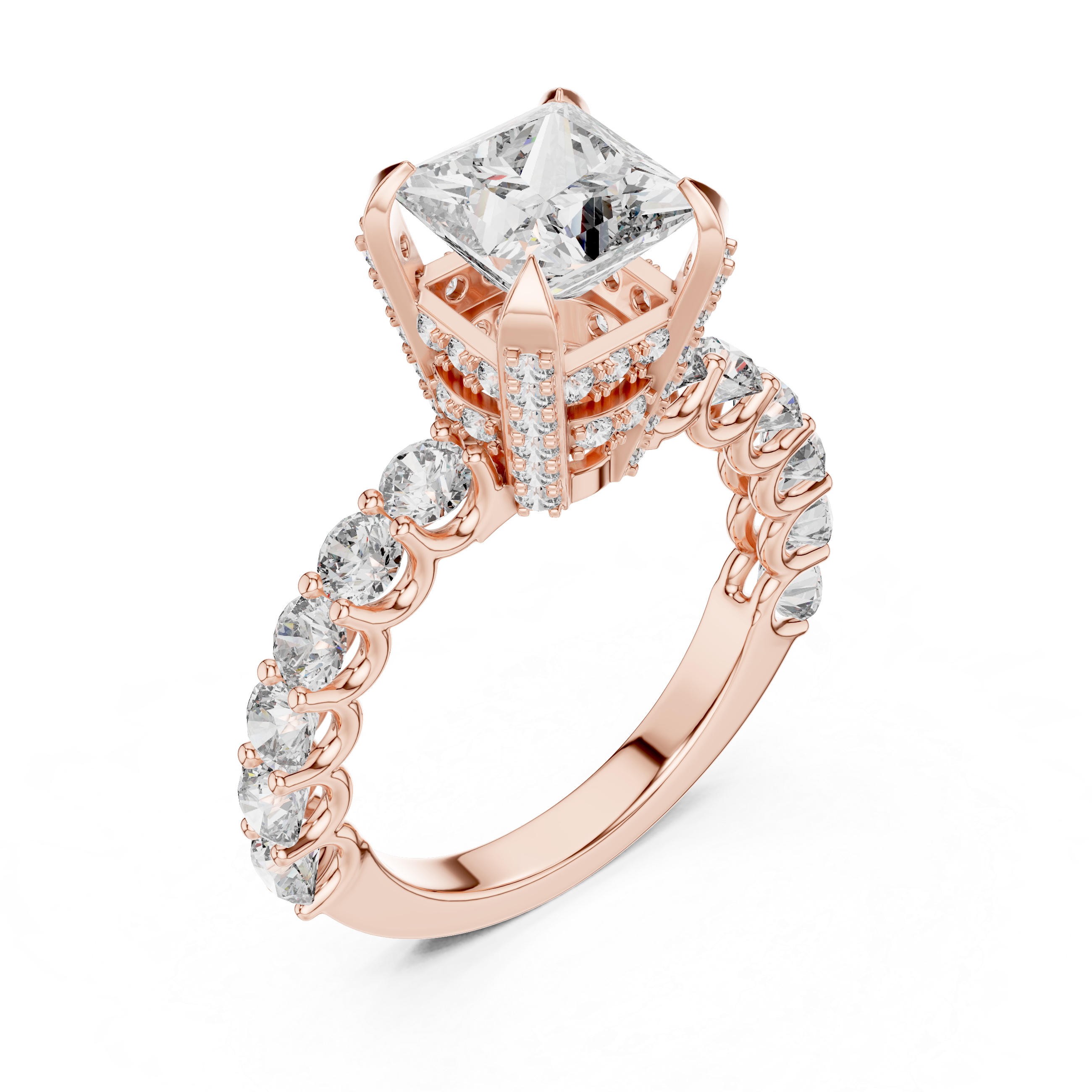 2 STONE ENGAGEMENT RING